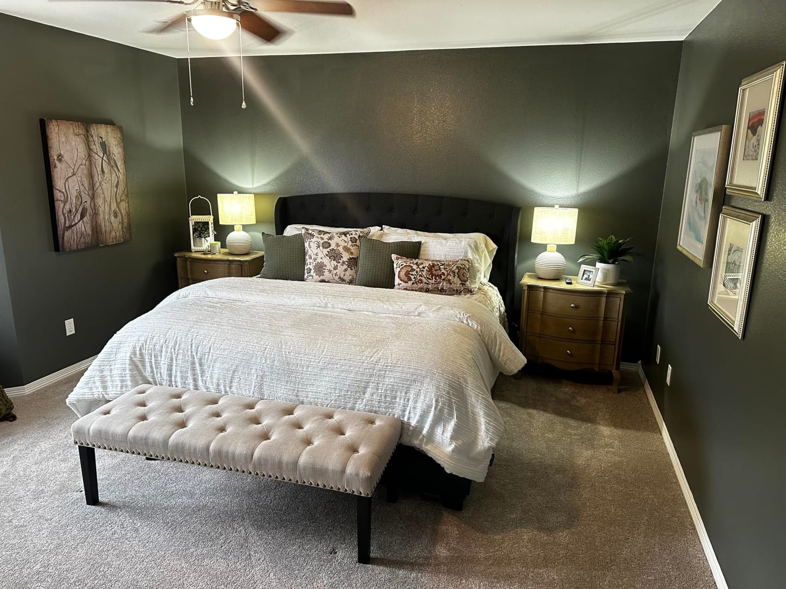 Crosley Furniture Serena Handwoven Natural Fiber Rattan Bed Headboard, Banana Leaf, Queen customer photo 2