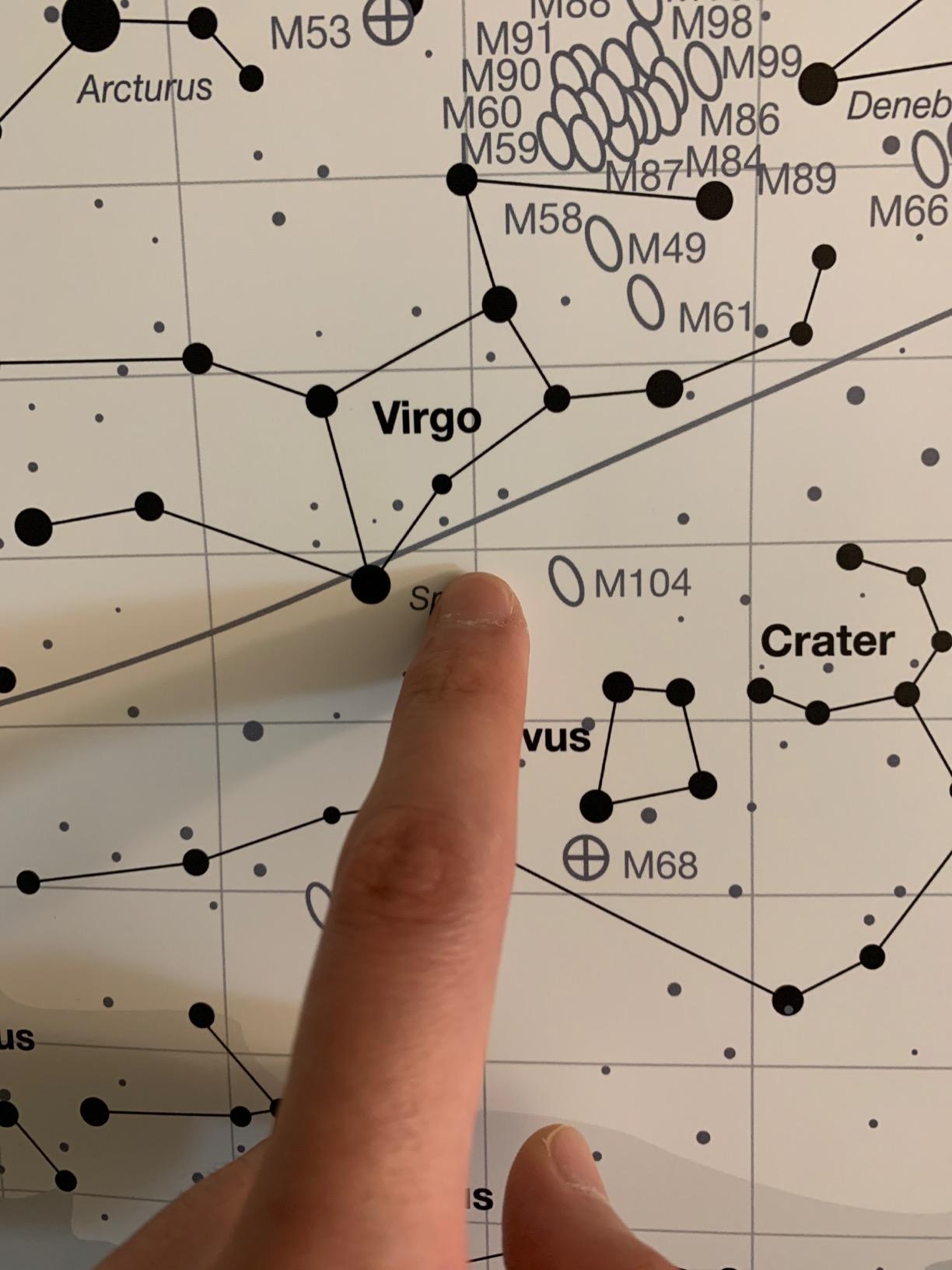 Higly Detailed Equatorial Star Map Poster - Constellations with Star Names - Wall Art Print for School Home Office Classroom Decor - Black - 16X24 inches customer photo 1