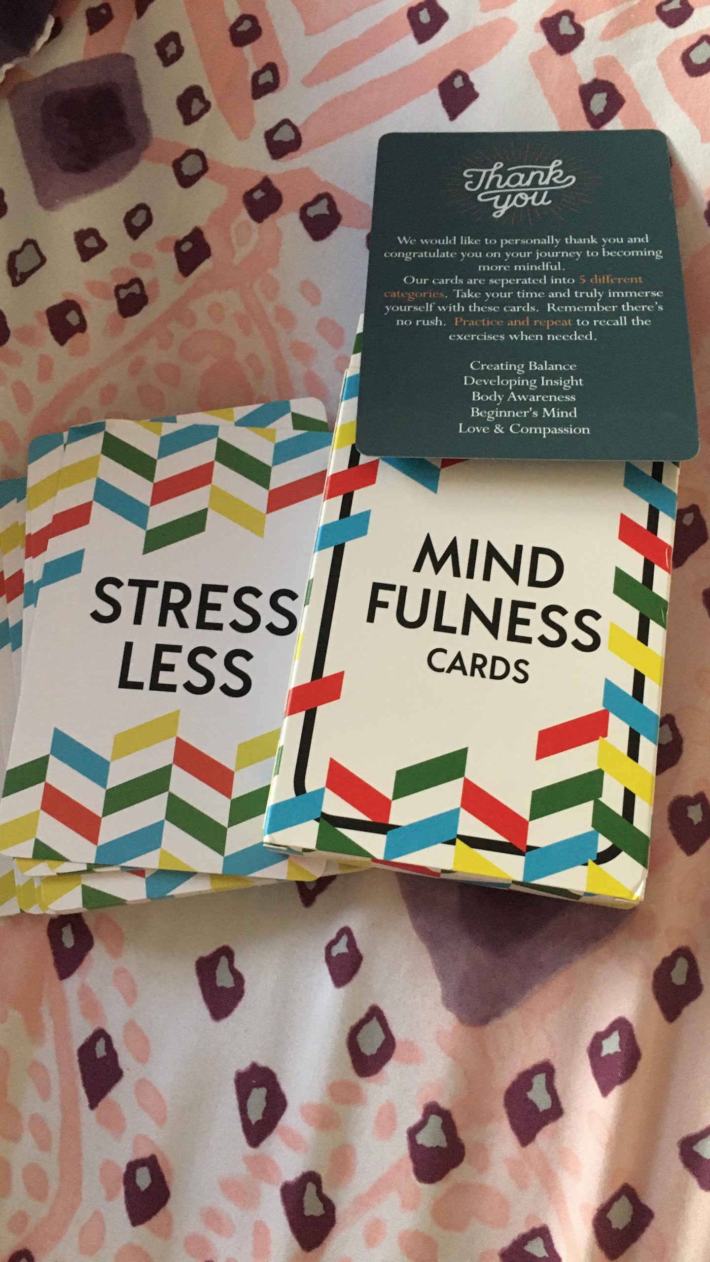 Allura & Arcia 52 Mindfulness Cards - Stress Less, Mindful Meditation, Gratitude, Kindness, Self Care & Relaxation customer photo 1