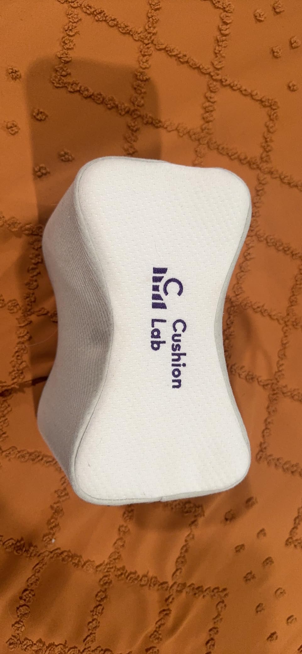 C CUSHION LAB Extra Support Orthopedic Knee Pillow for Side Sleepers - Healthy Alignment Leg Pillow - Hip, Pregnancy, Sciatica, & Back Pain Relief - Memory Foam Contour Wedge customer photo 1