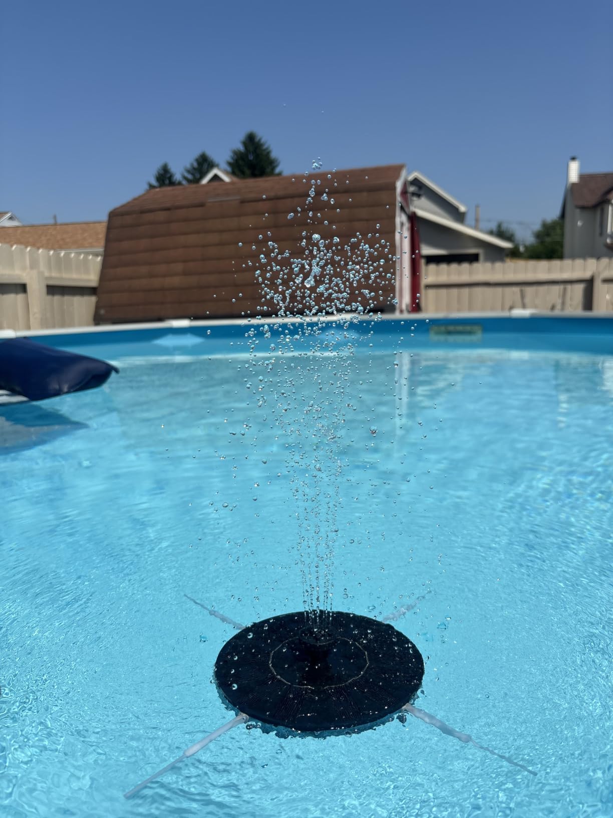 Mademax 1W Solar Bird Bath Fountain Pump, Solar Fountain, Free Standing Floating Solar Powered Water Fountain Pump for Bird Bath, Garden, Pond, Pool, Outdoor customer photo 1
