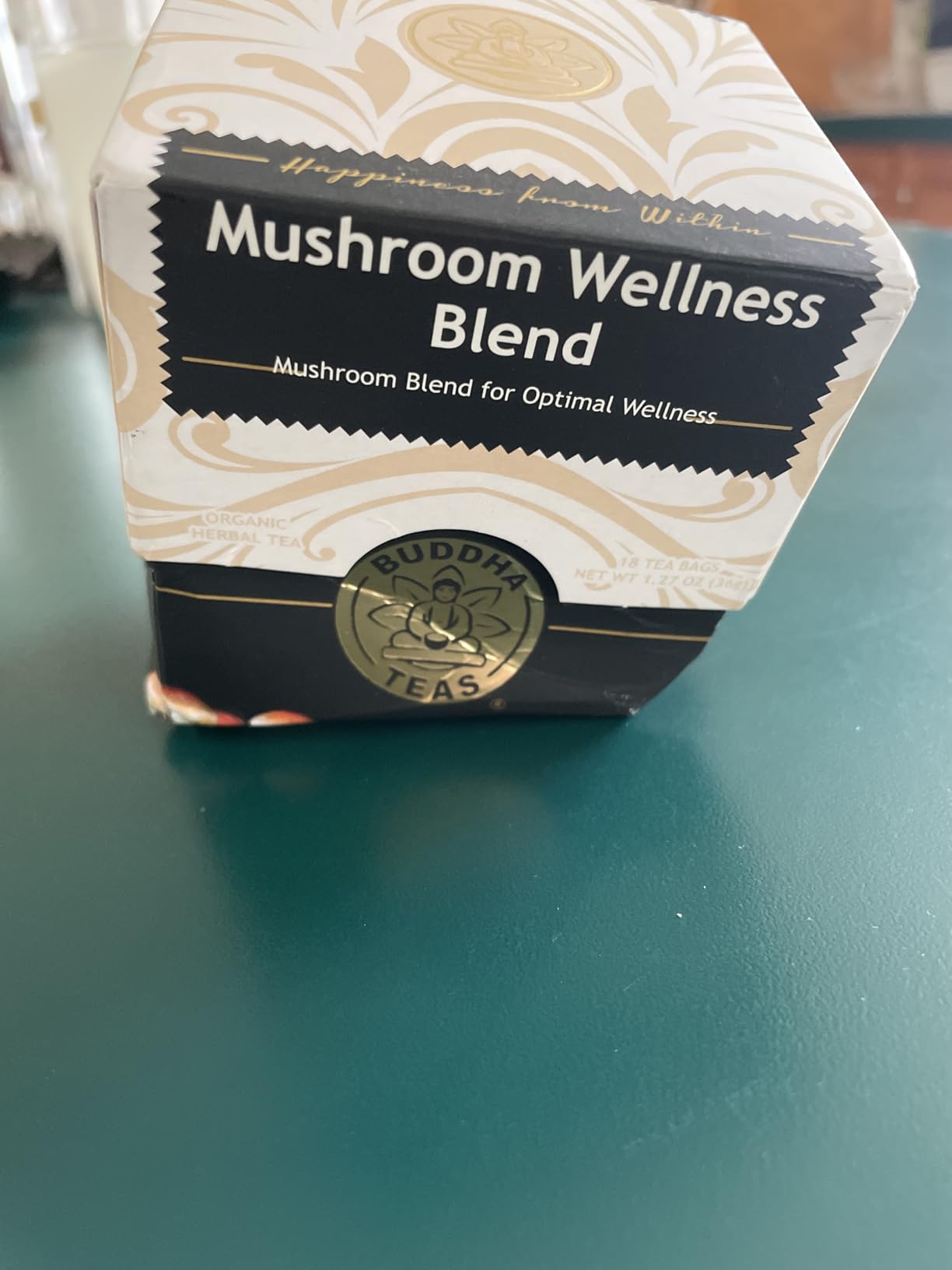 Buddha Teas - Organic Mushroom Wellness Blend - Herbal Tea - For Health & Wellbeing - With Antioxidants & Minerals - Clean Ingredients - Caffeine Free - OU Kosher & Non-GMO - 18 Tea Bags customer photo 1