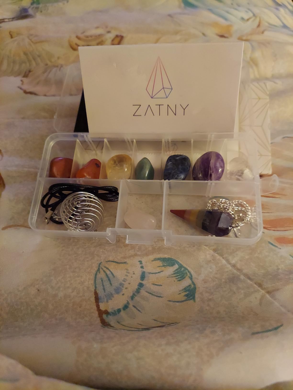 Travel 7 Chakra Set Chakra Crystals and Healing Stones Tumbled Stones Gift customer photo 2
