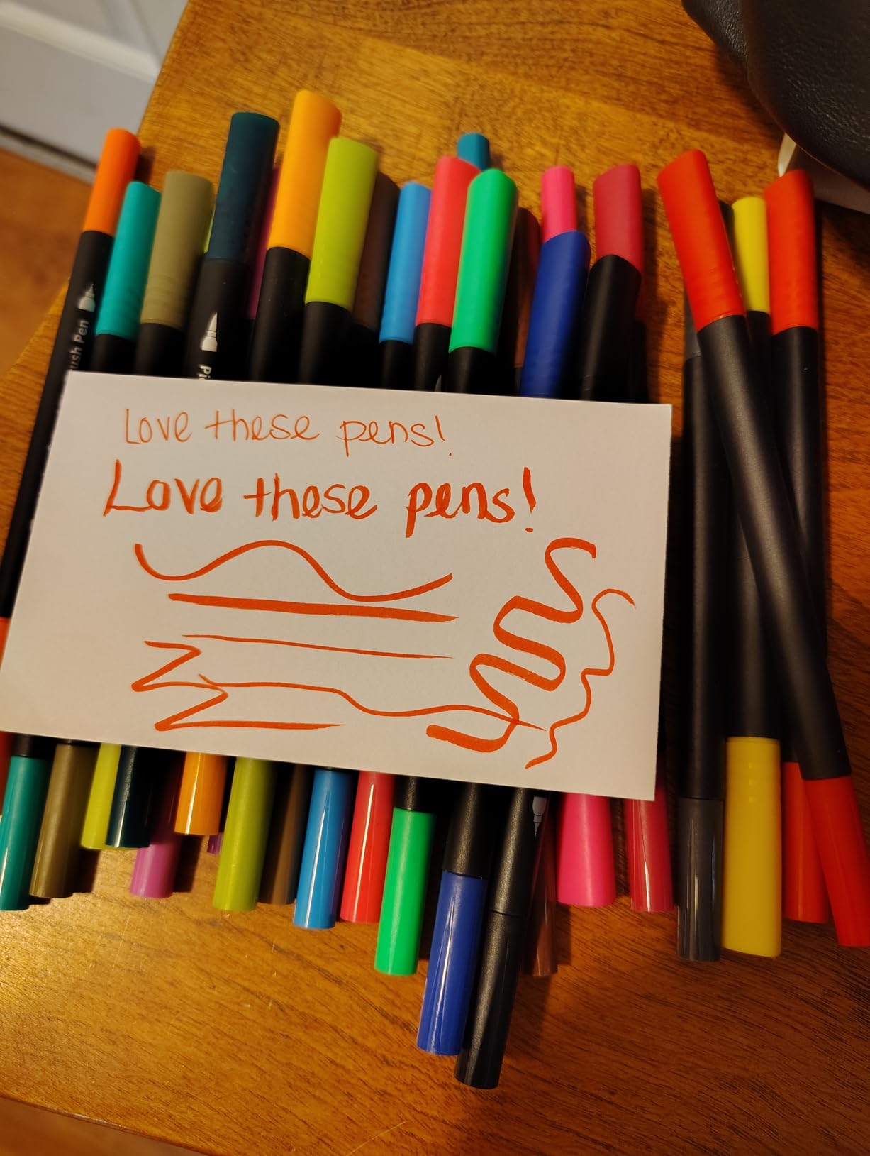 Piochoo Dual Brush Marker Pens for Adult Coloring Books, 24pcs Markers | Fine Point and Brush Tip for Bullet Journaling Planners, Note Taking Coloring Writing Calligraphy customer photo 2