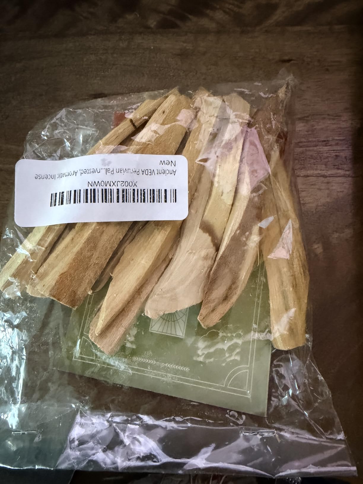 Ancient VEDA Peruvian Palo Santo Sticks 12 Pack with Smudge Guide - High Resin Content, Sweet Scent Holy Wood for Smudging, Meditation, Energy Cleansing - Sustainably Harvested, Aromatic Incense customer photo 1