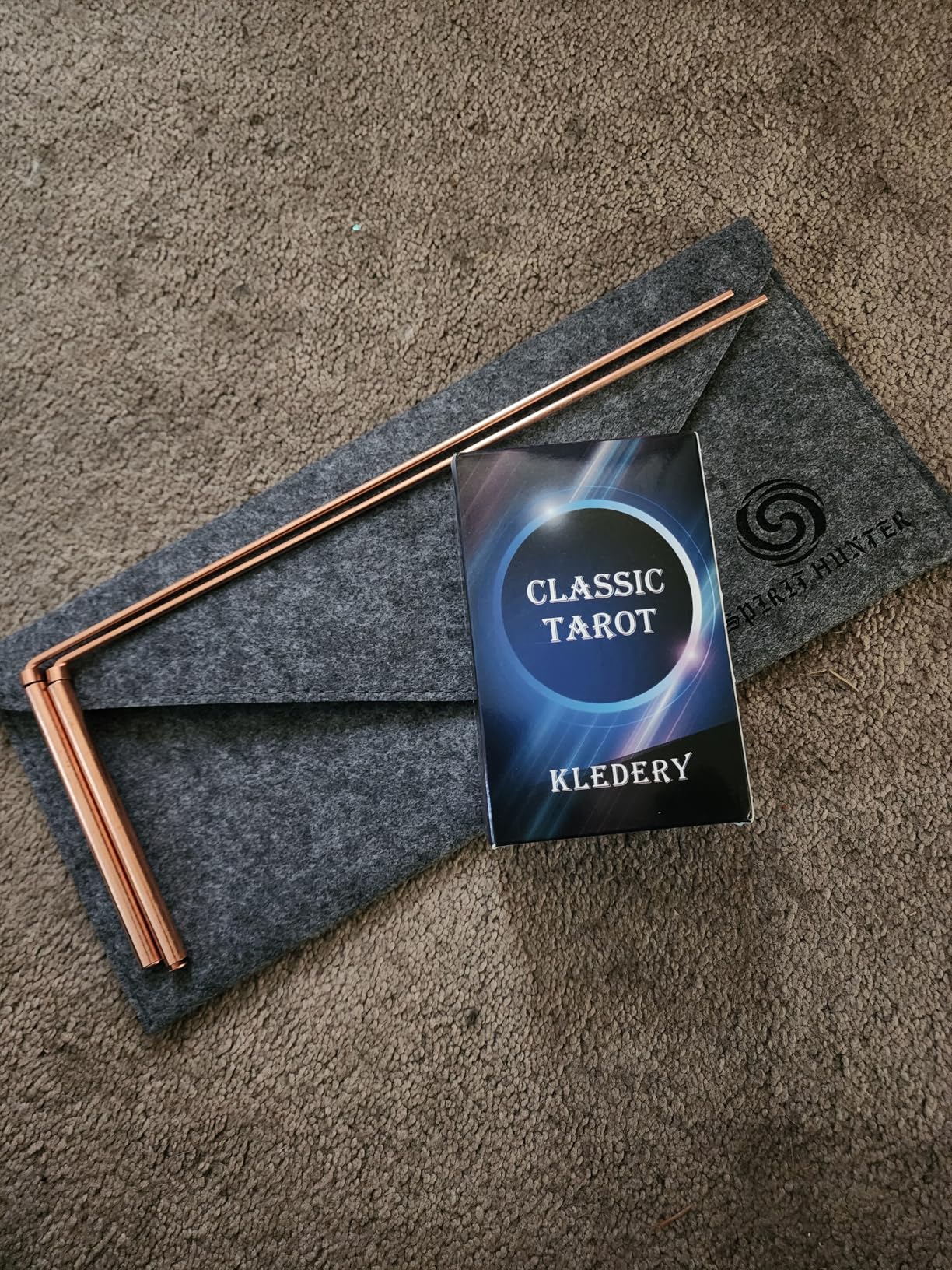 Spirit Hunter 99.9% Copper Dowsing Rod - Divining Rods 2PCS with Bag | Water Rods, Ghost Rods, Witching Sticks for Gold, Spiritual Exploration, Paranormal customer photo 2