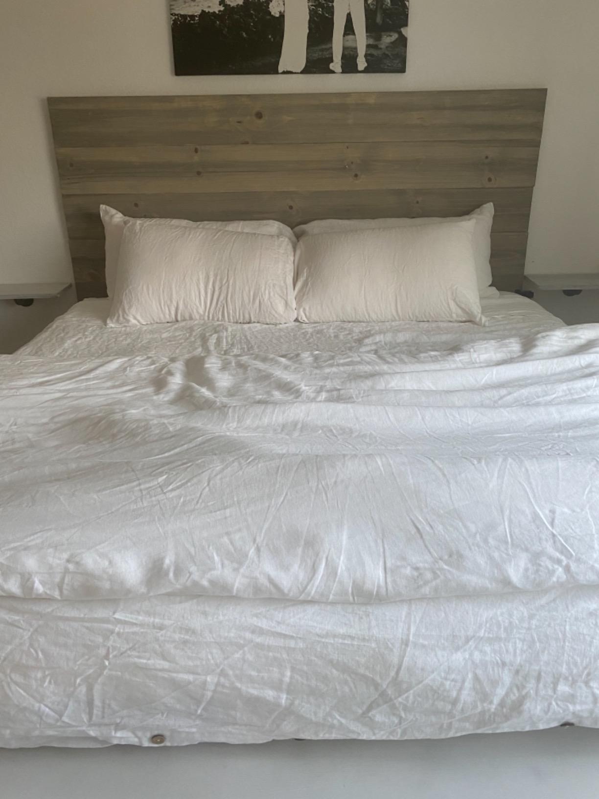 SIJO Premium Stone Washed Organic French Linen Duvet Cover, GOTS Certified Organic, Small Batch Sourced from Normandy, Best Cooling Linen Sheet Award by Sleep Foundation (Classic, Full/Queen) customer photo 1