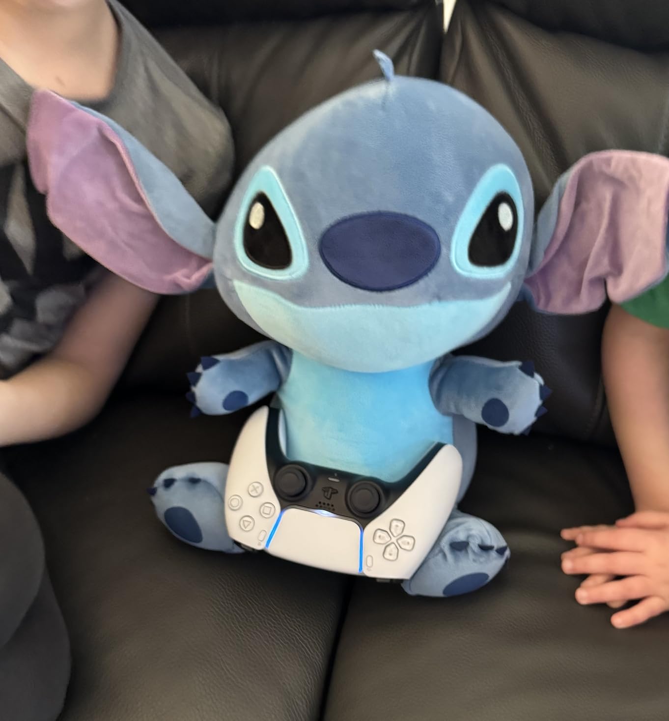Disney Stitch Comfort Weighted Plush Stitch, 14-inch Stuffed Animal, Alien, Blue, Kids Toys for Ages 3 Up by Just Play customer photo 1