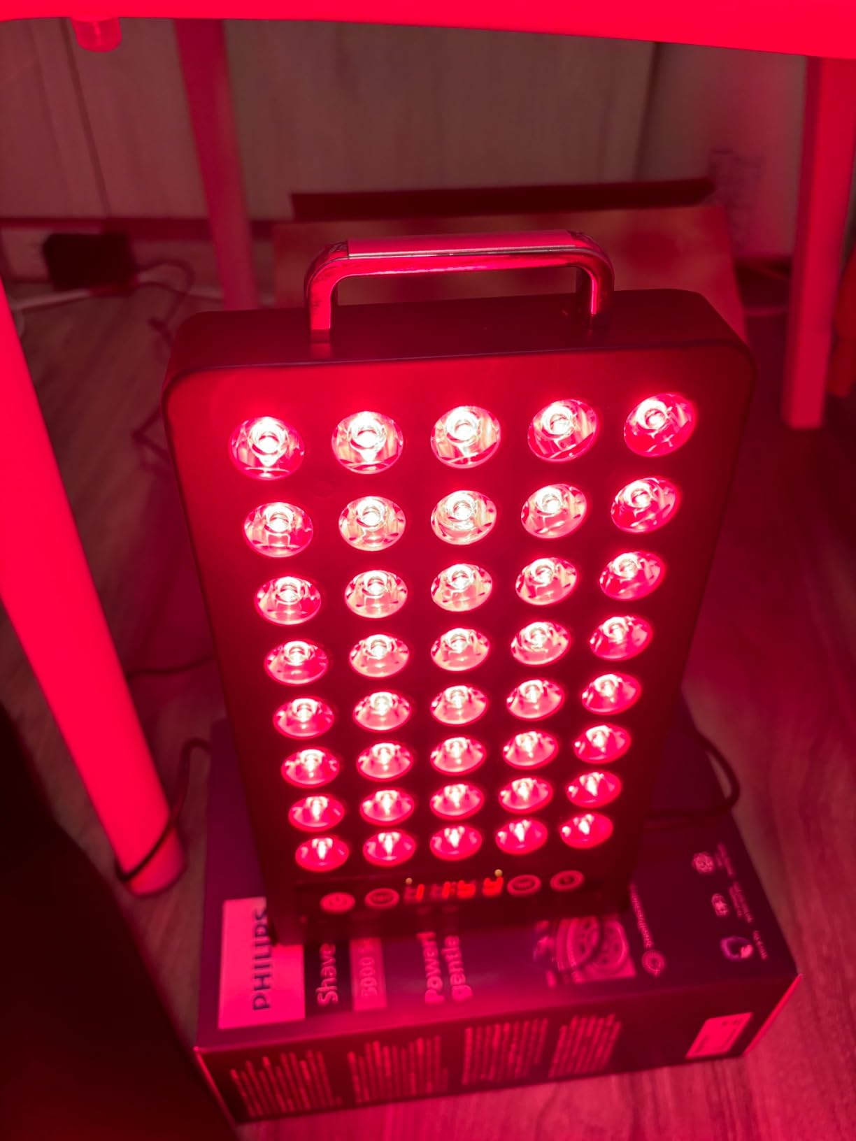 BestQool Red Light Therapy, Dual Chip 660nm 850nm Elite Grade Red Light Therapy for Face, Portable Infrared Light Therapy for Body, Red Infrared Light Device, LED Light Therapy Panel. 50W. customer photo 1