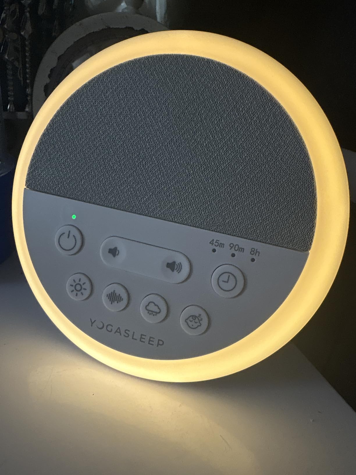 Yogasleep Nod White Noise Sound Machine, With Soft Night Light & Sleep Timer, 20 Sound Options Including Lullabies, Nature & Pink Noise, Sleep Aid For Baby & Adults, Noise Canceling For Office Privacy customer photo 2