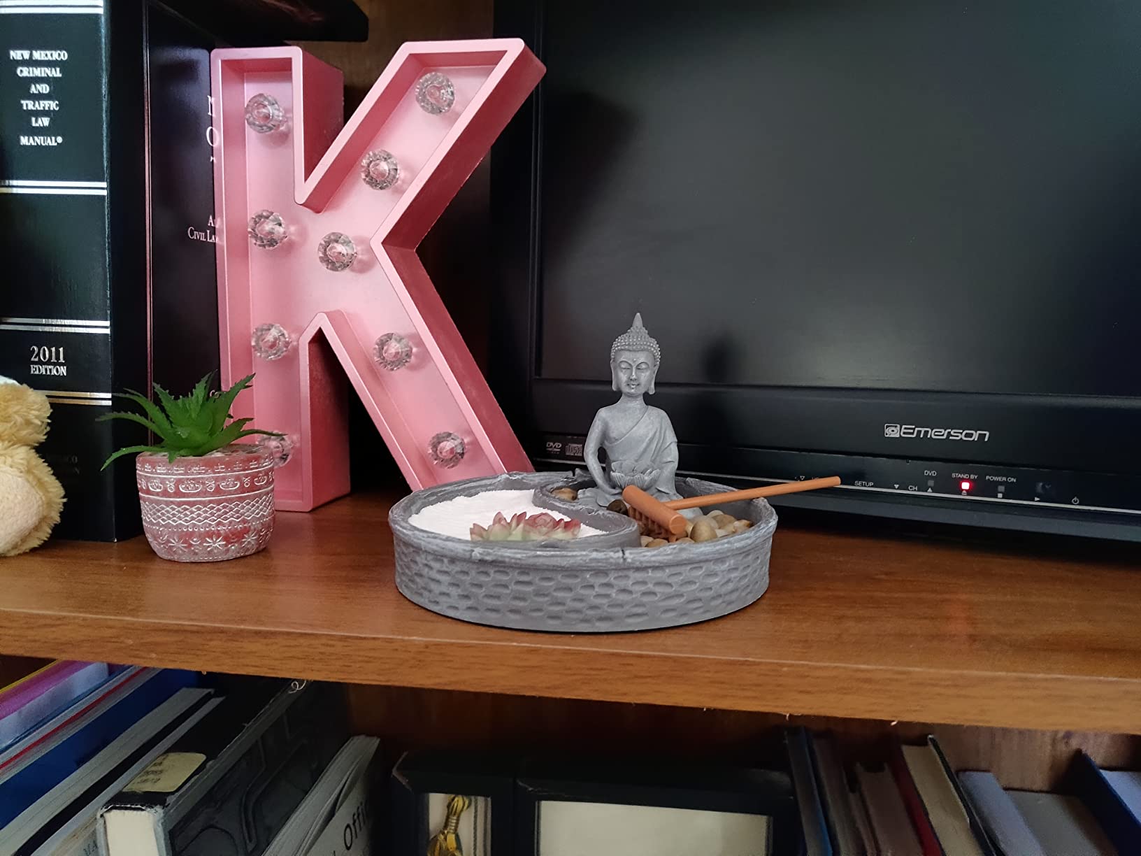 Nature's Mark Mini Meditation Zen Garden Table Décor Kit with Accessories (8Lx5W Rectangle C) customer photo 2