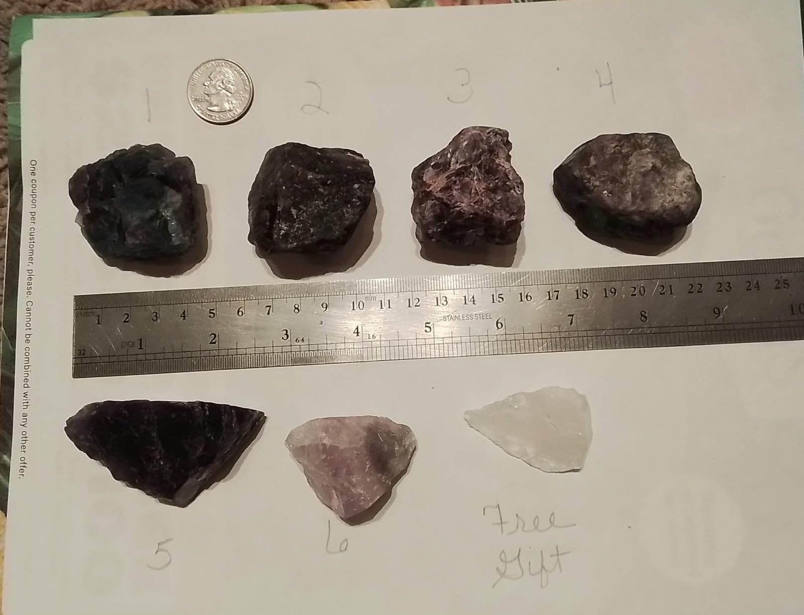 Zenkeeper 1 Lb Large Rough Fluorite Stone Raw Fluorite Crystal Stone Natural Rainbow Fluorite Purple Fluorite Green Fluorite Crystal Stone Mineral Specimen Gemstone Healing Crystals and Stones customer photo 1