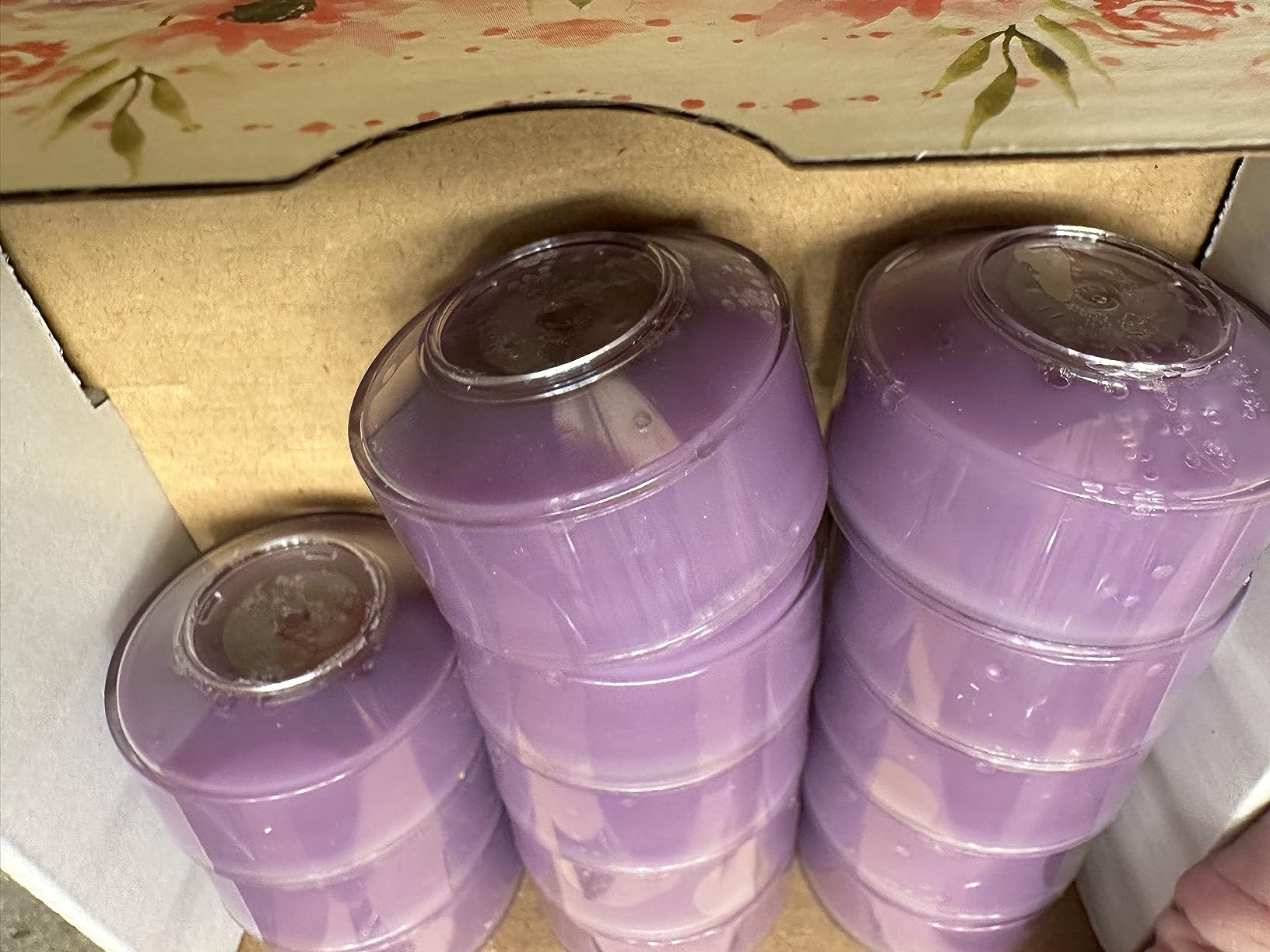 HYOOLA Scented Tealight Candles - Clear Cup - Vanilla Lavender Tealight Candles Scented - 6 Hour Burn Time - 15 Pack - European Made customer photo 1