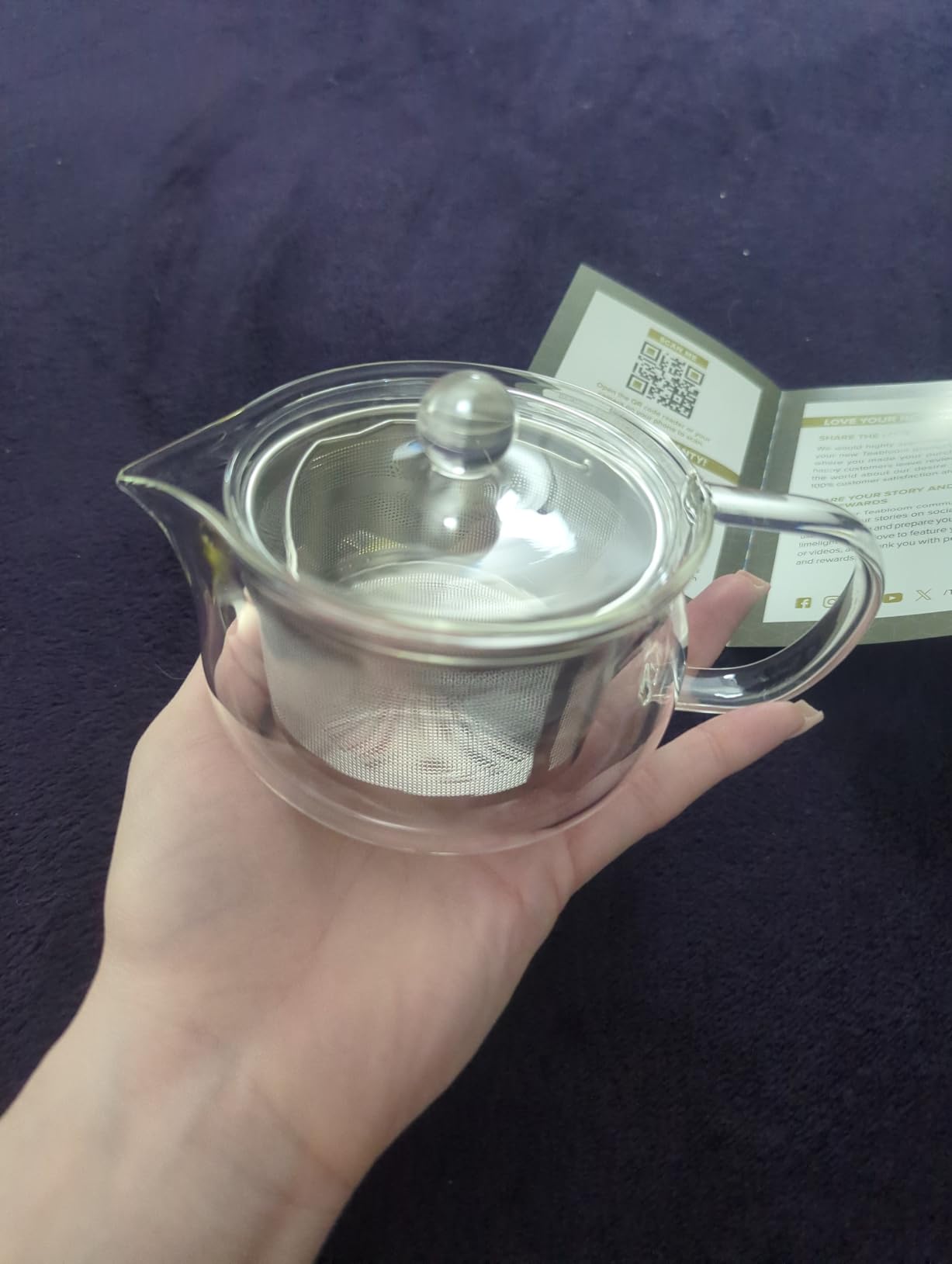 Teabloom Kyoto 2-in-1 Tea Kettle and Tea Maker - Glass Teapot with Removable Loose Tea Infuser - Tea Connoisseur's Choice customer photo 1