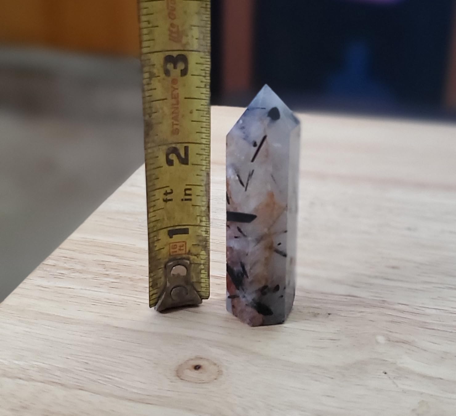 Natural Smoky Quartz Healing Crystal Hexagonal Pointed Faceted Prism Decor | Natural Gemstone, Wand Carved Stone Figurine, Home Decor, Reiki Chakra Towers, Large Stone, Protection for Healing customer photo 1