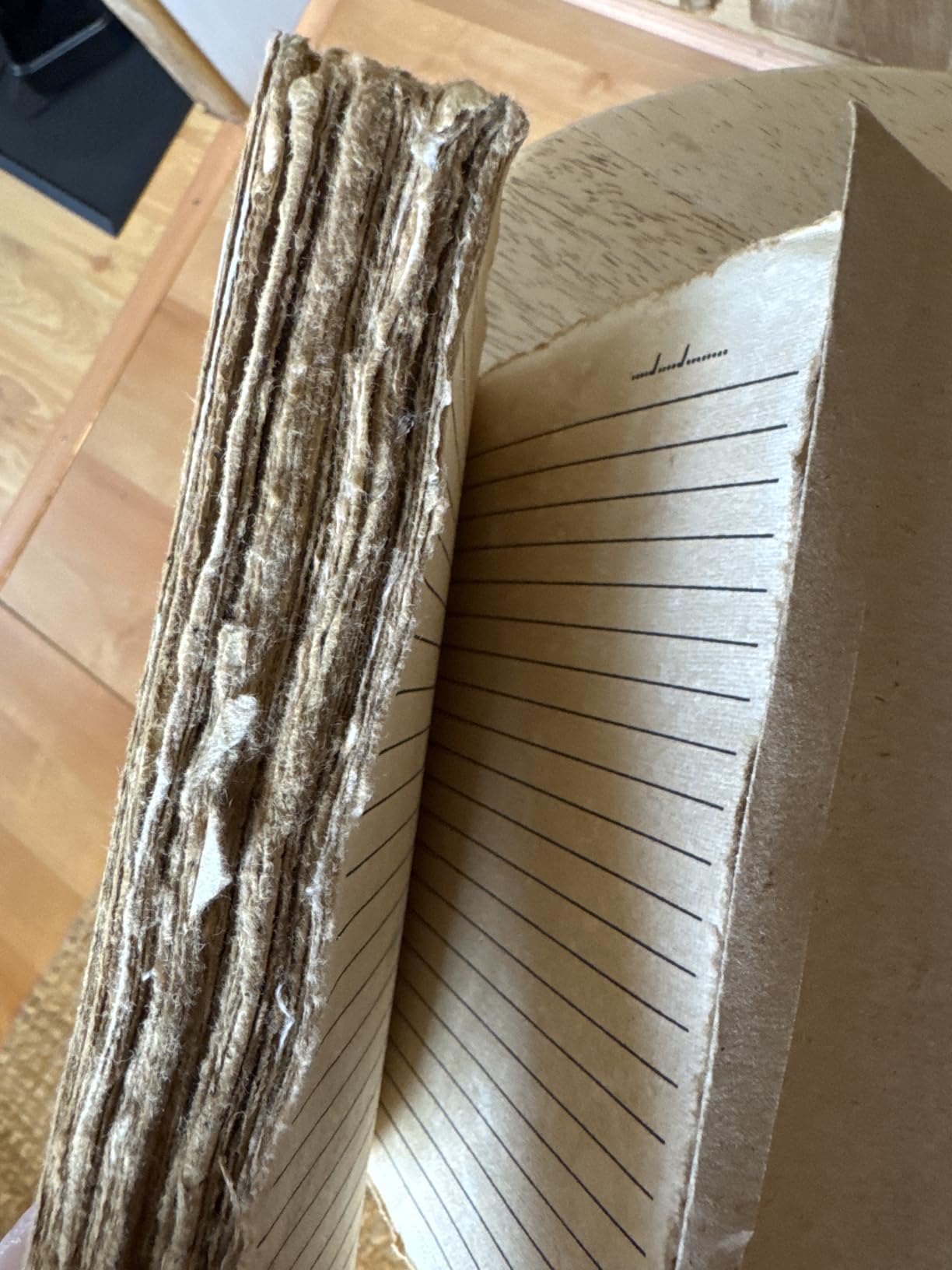 Vintage Leather Journal Lined Pages with Key - Antique Handmade Deckle Edge Vintage Paper Leather Bound Journal - Book of Shadows Journal - Leather Sketchbook - Drawing Journal - Great Gift customer photo 1