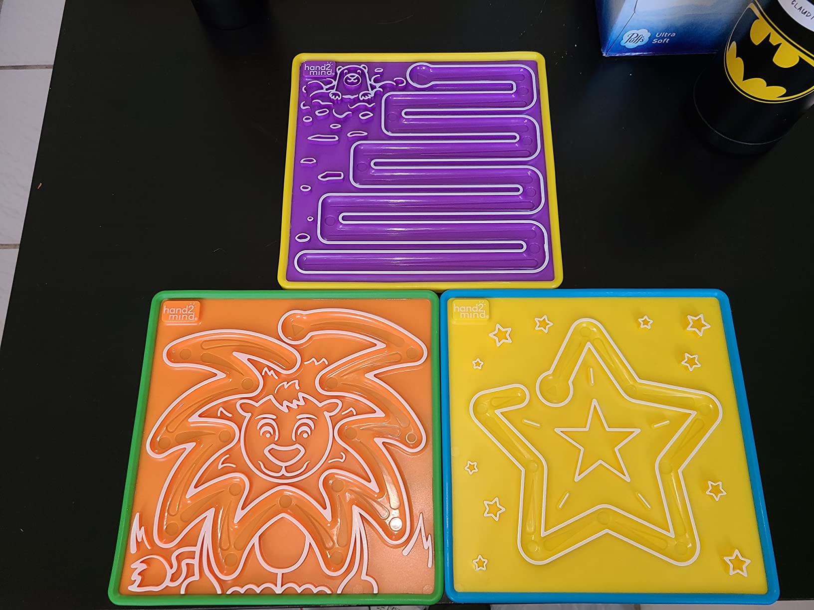 hand2mind Mindful Maze Boards, Tactile Sensory Toys for Toddlers, Calm Down Corner Supplies, Mindfulness for Kids, Occupational Therapy Toys, Quiet Fidgets for Classroom, Sensory Activity Board customer photo 1