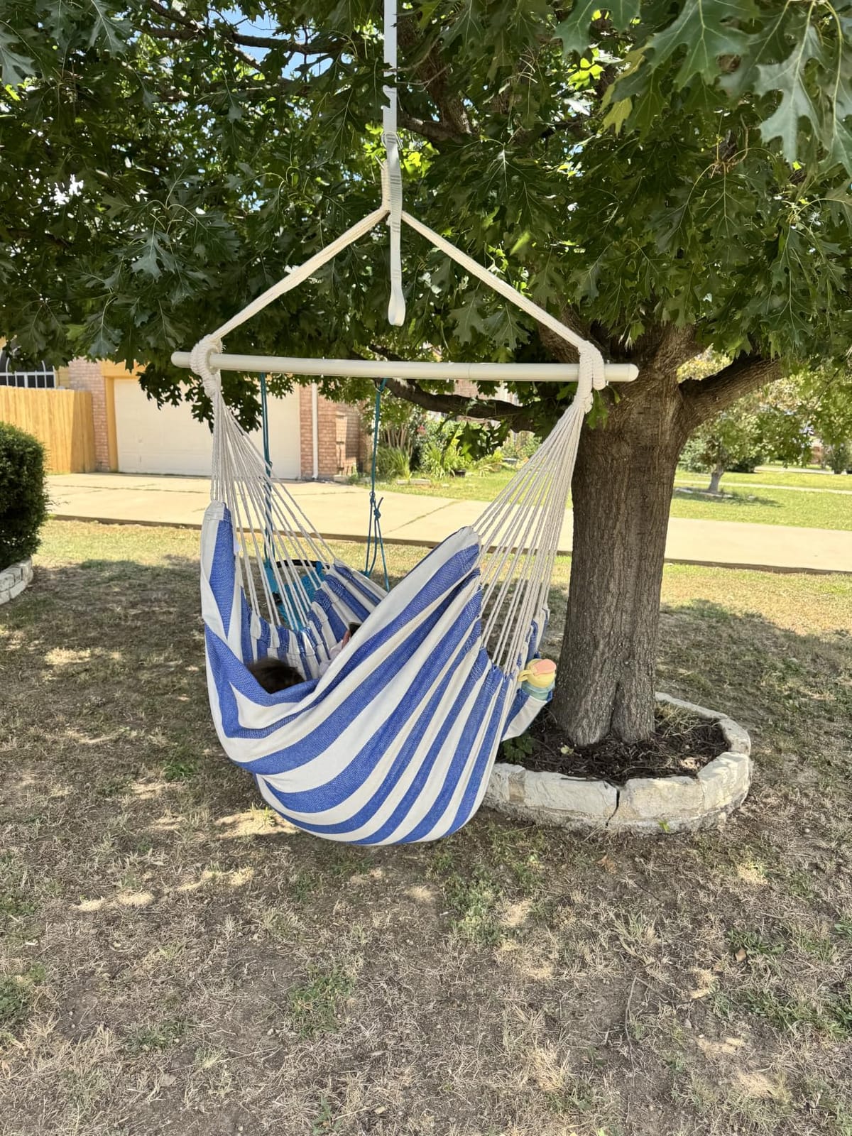 ADVOKAIR Hammock Chair Swing 500lbs Steel Bar Multi-Size Bedroom & Porch | Anti-slip Rings, Adjustable Strap and S-hook, Easy Assembly, Indoor & Outdoor customer photo 2