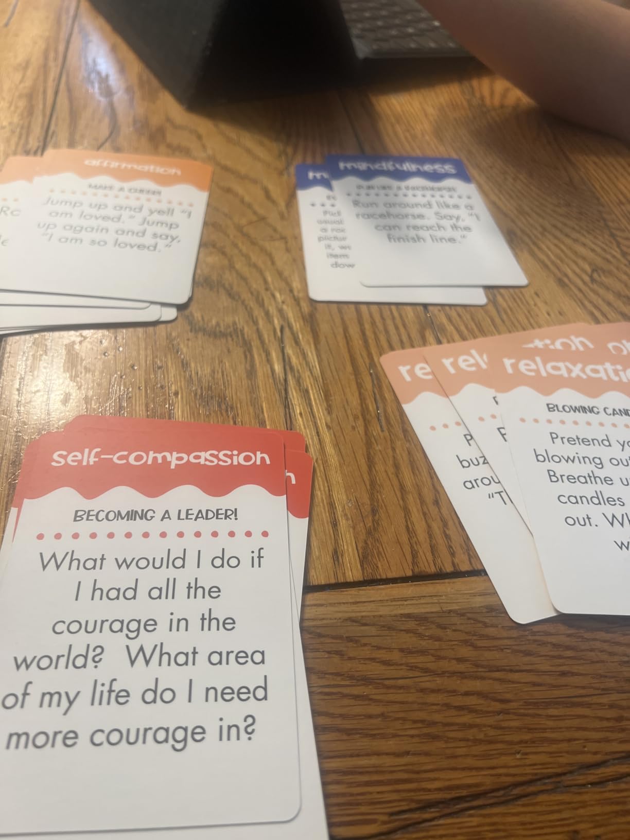 Empowering Cards for Kids - Teaches Mindfulness, Affirmations, Self Esteem, Relaxation & More customer photo 1