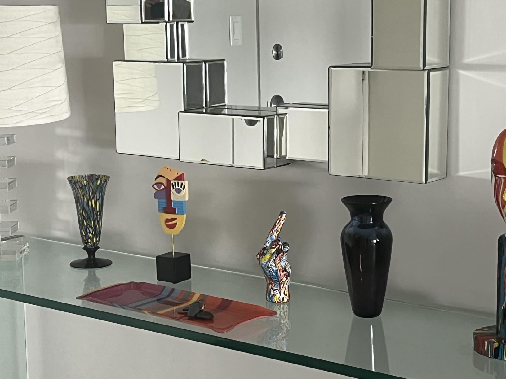 Harmony - Handcrafted Resin Abstract Sculpture for Modern Home Decor, Book Shelf, TV Stand, Living Room, Dining Room, Bedroom, Office Desktop, Cabinets customer photo 2