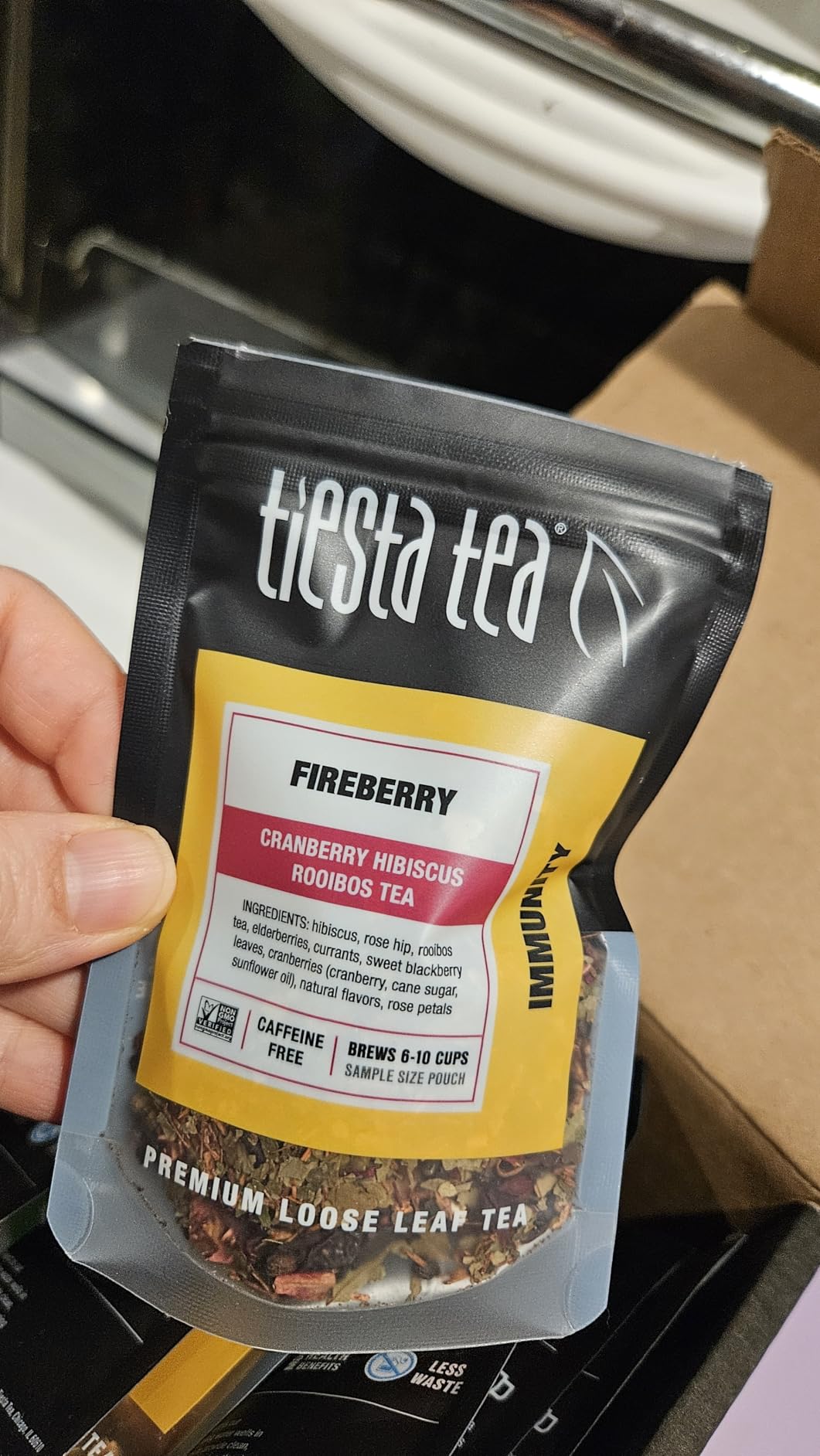 Tiesta Tea - Top 8 Favorites Sampler Set, Loose Leaf, Up to 80 Cups | High to No Caffeine, Hot & Iced, Tea Variety Pack with Green, Herbal, & Black, 8 Sample Pouches customer photo 2