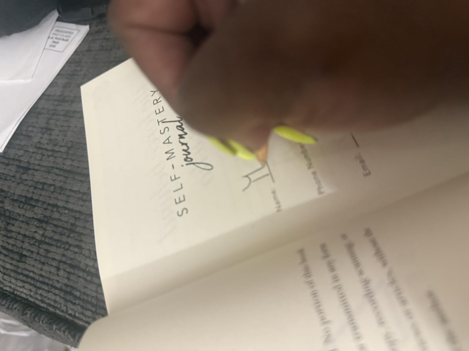 Self-Mastery 5 Minute Journal - Gratitude & Reflection for Men & Women customer photo 2