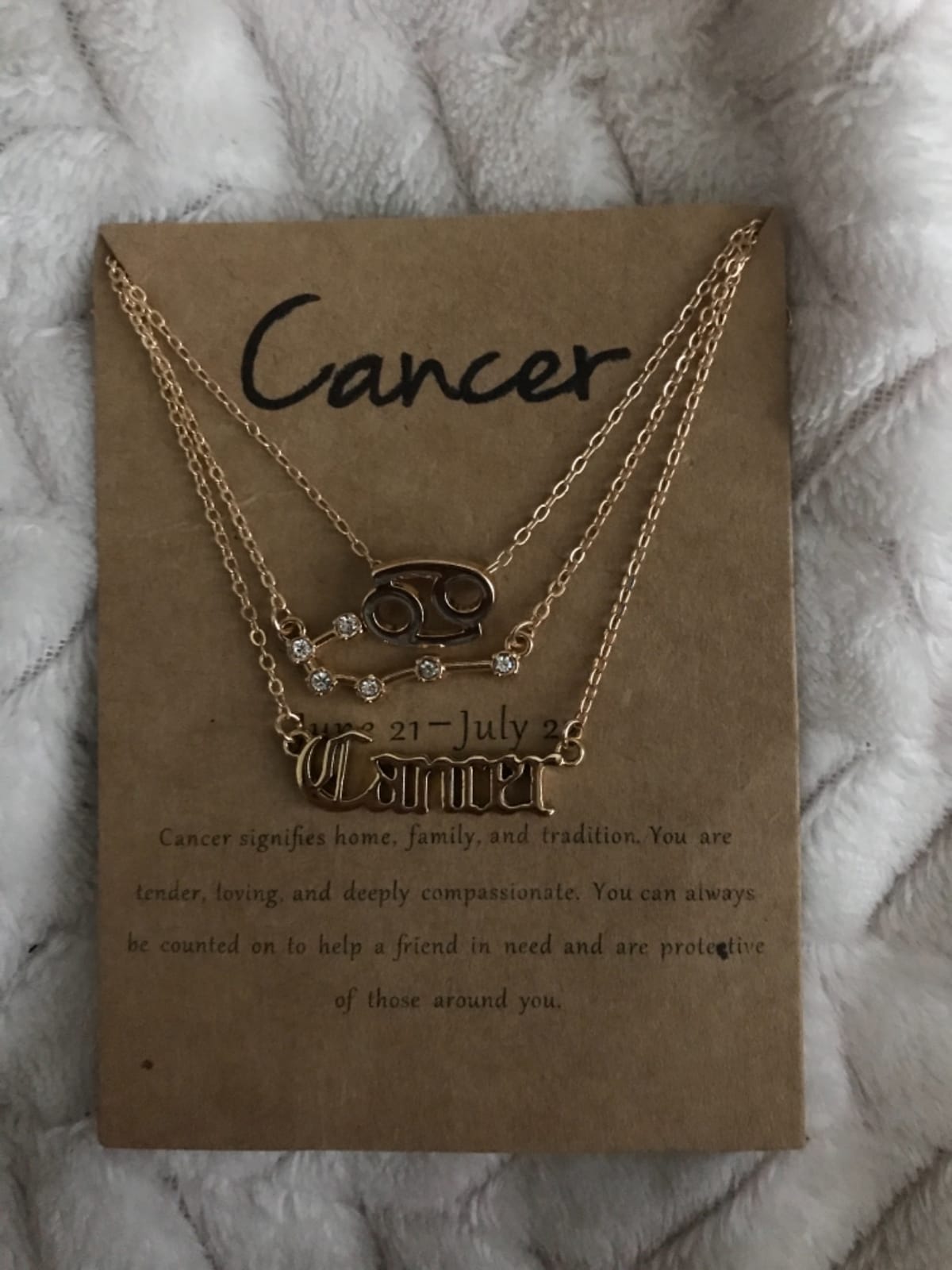 PANTIDE 3Pcs Constellation Zodiac Layer Necklaces for Women Girls customer photo 1