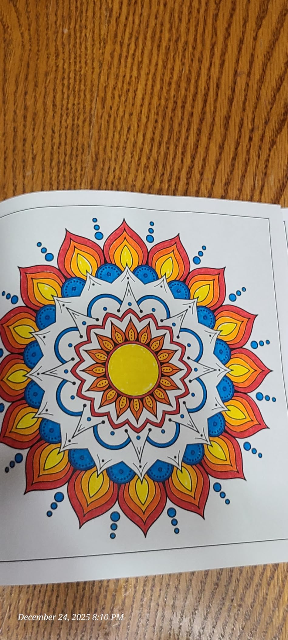 100 Magnificent Mandalas: An Adult Coloring Book with more than 100 Beautiful and Relaxing Mandalas for Stress Relief and Relaxation. (Volume 3) (Mandalas Coloring Books Collection) customer photo 1