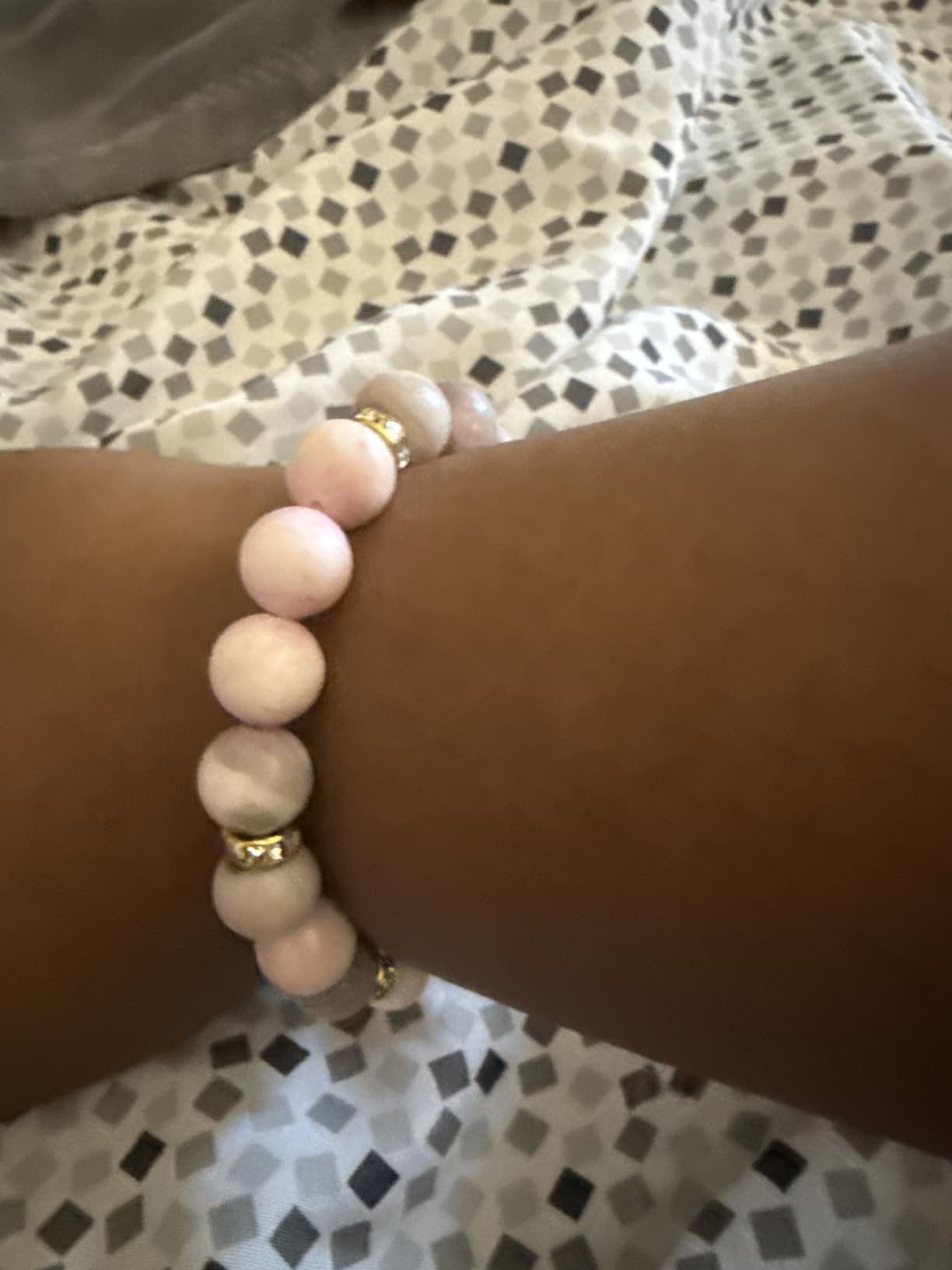 Healing Bracelets for Women,Anxiety Crystal Bead Bracelet,Gifts for Women | Natural Stone Selection,Calming Meditation Style,Yoga Spiritual Practice,Positive Energy Symbol,Gift Choice customer photo 2