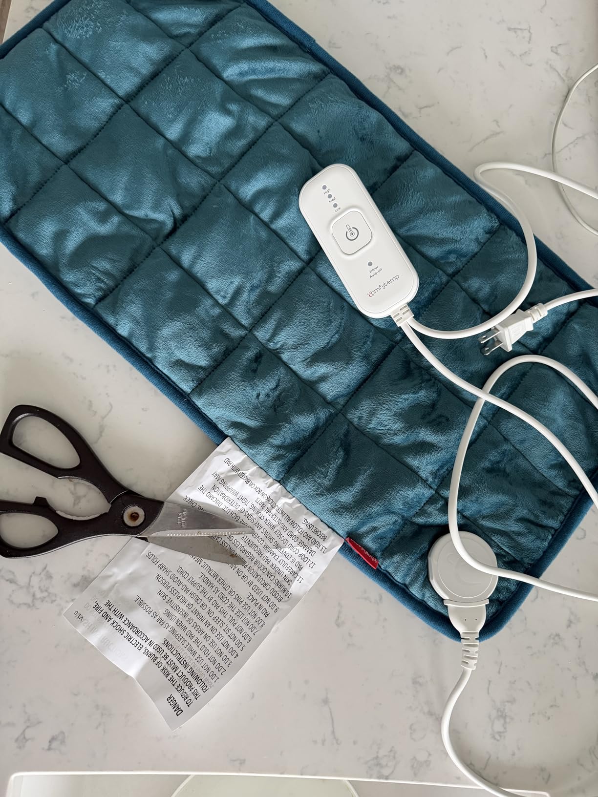 Comfytemp Weighted Heating Pad for Back & Period, FSA Eligible HSA, 12 x 24 customer photo 1