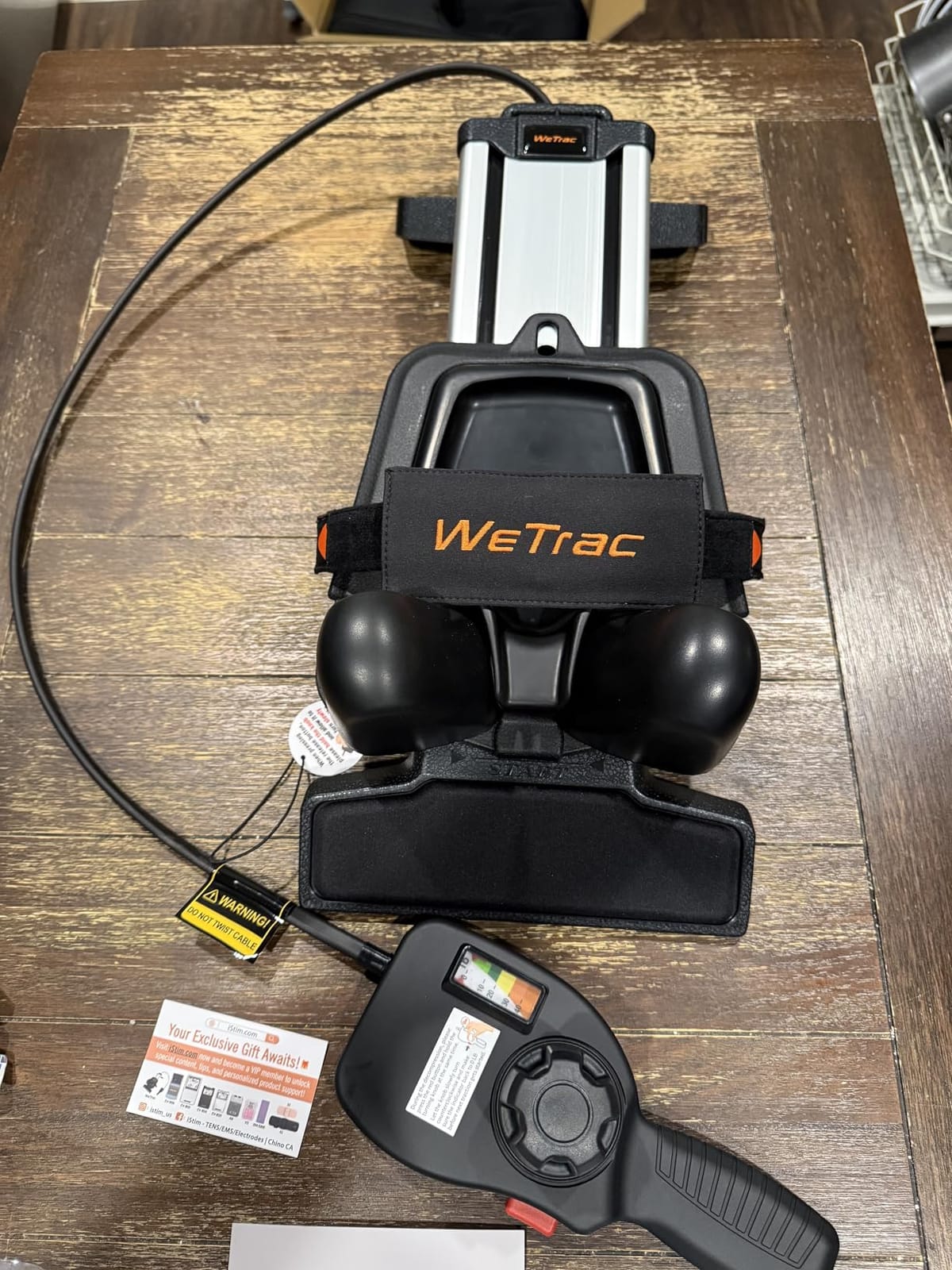 iSTIM WeTrac Cervical Neck Traction Device, Relaxer and Stretcher, Pain Relief for Spinal Decompression, Relieving Pinched Nerves, and Cervical Pain, Home Use, with Travel Bag customer photo 1