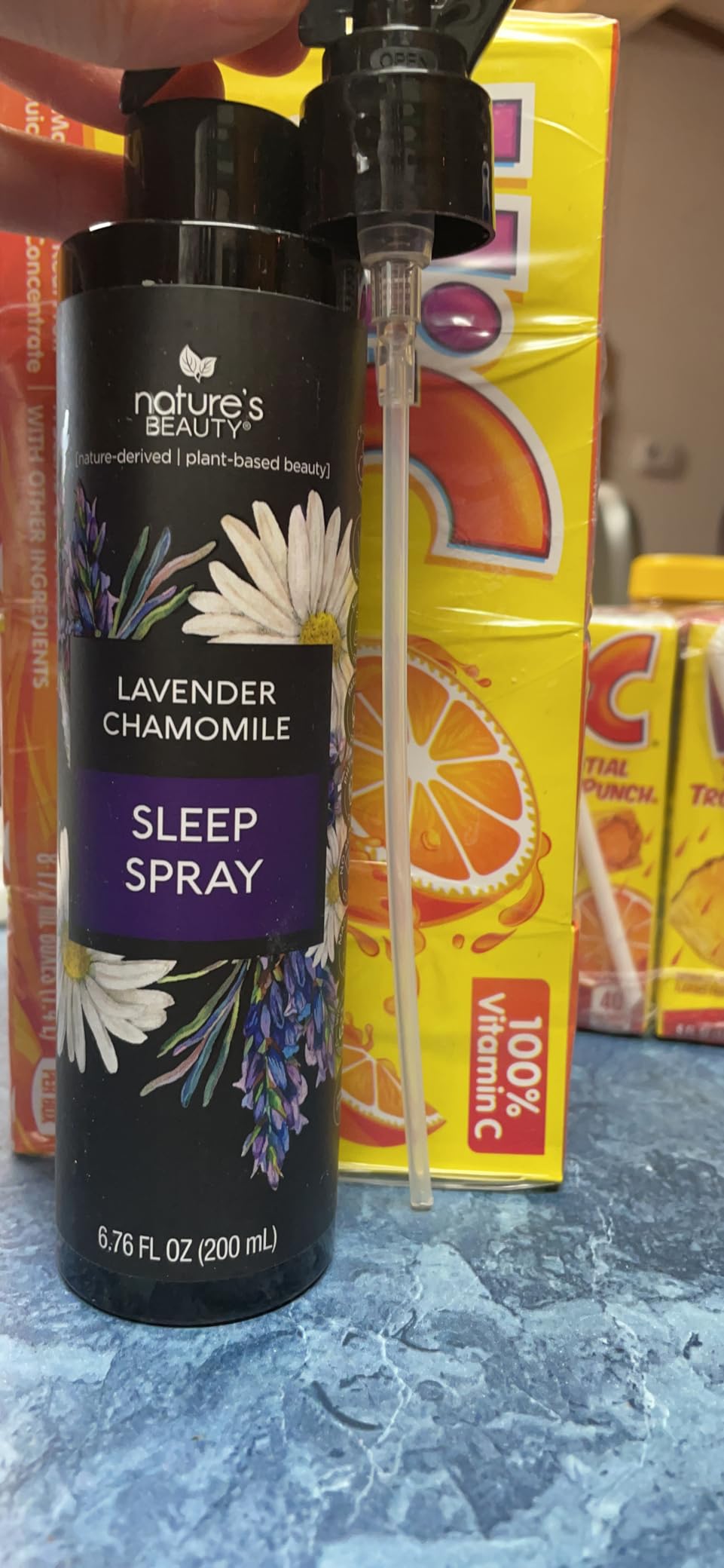 Nature's Beauty Lavender Chamomile Sleep Spray Multi-Pack - Sleep Well + Relax with Premium Grade Room + Pillow Spray customer photo 2