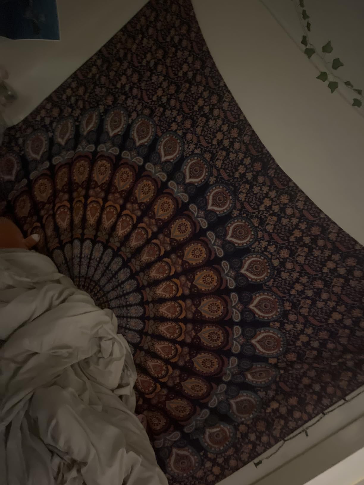 raajsee purple Tapestry- Best Mandala Wall Hanging- Mandala Tapestry For Bedroom Aesthetic-Size Medium (52x60 Inches / 132x152 Cms) customer photo 1