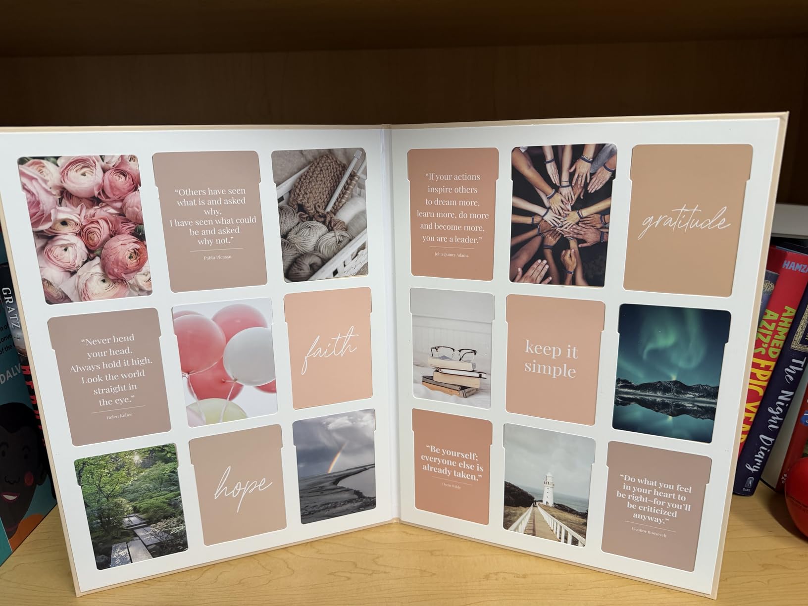 Vision Board Kit for Women - 168 Cards with Premium Pictures & Quotes, Foldable Board & Guide Book customer photo 1