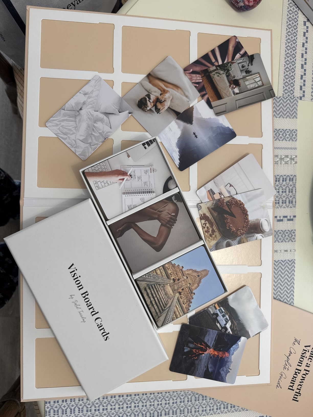 Vision Board Kit for Women - 168 Cards with Premium Pictures & Quotes, Foldable Board & Guide Book customer photo 2