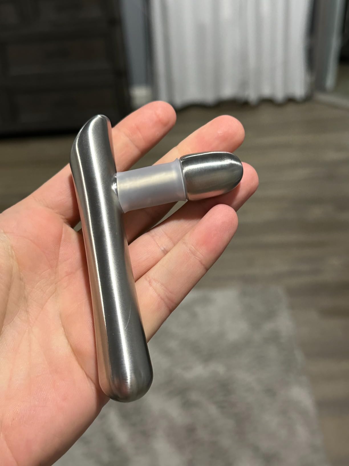 T-Bar Massage Tool - Myofascial & Foot Reflexology Massager, Stainless Steel, Heavy Duty customer photo 1