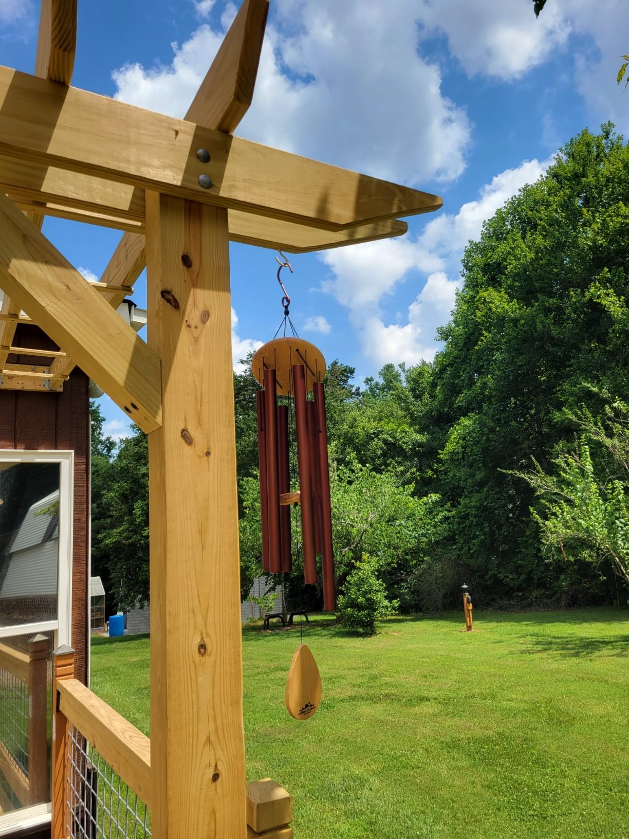 Havasu Outdoor Wind Chimes Black, Tuned to Soothing E Major, Strong for Any Weather, A Lasting Gift, 28