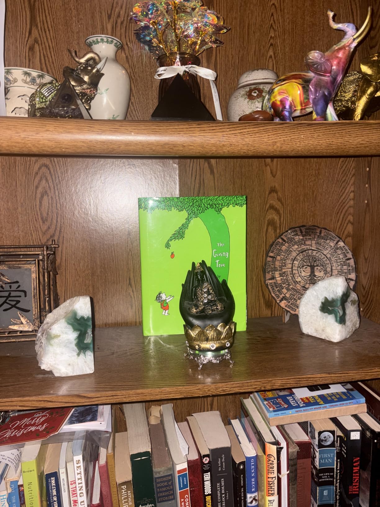 Natural Agate Bookends - A-Quality Small Heavy Duty Geode, Earth Tone & Neutral Decor, Unique Crystal Gift, 1 Pair (2-3 lbs) customer photo 2