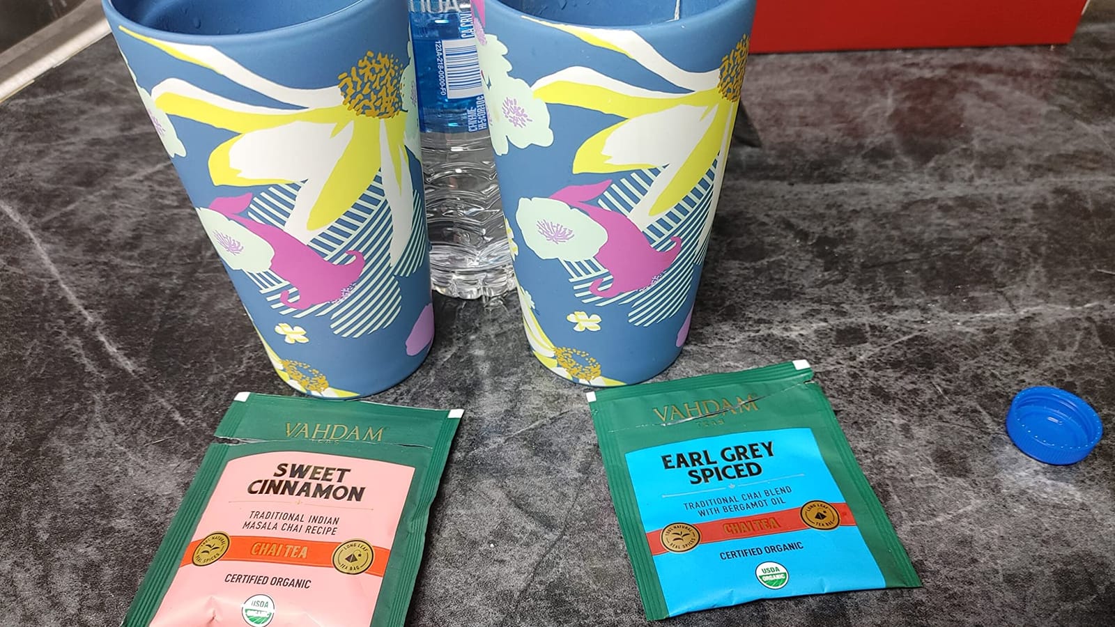 VAHDAM, Assorted Chai Tea Variety Pack (6 Delicious Flavors, 36 Eco Friendly Pyramid Tea Bags) Caffeinated, Gluten Free, Non GMO | Indian Masala Chai Tea Blends | Tea Gift Set for Men and Women customer photo 1