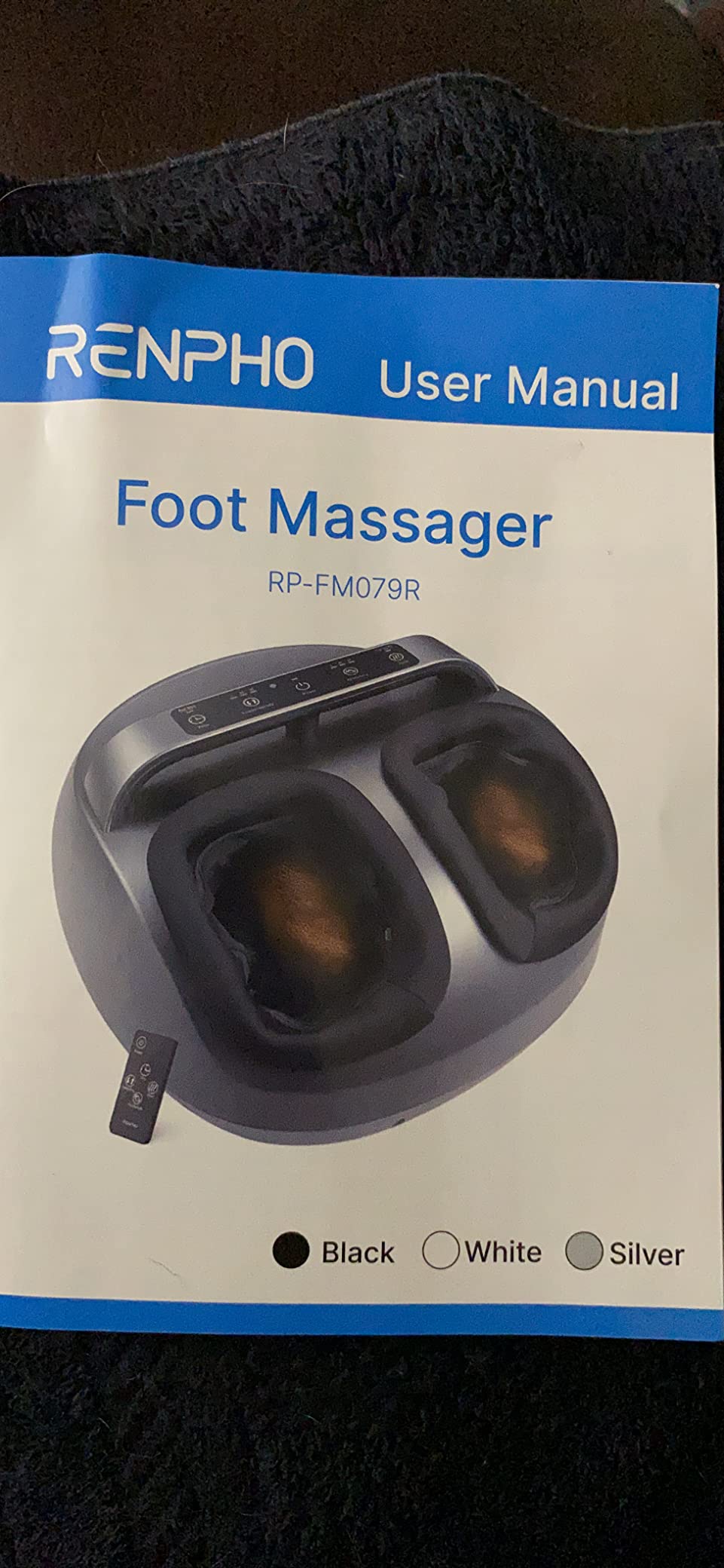 RENPHO 4-in-1 Customizable Electric Shiatsu Foot & Calf Massager with Heat | 3 Modes & 4 Levels Compression Massage for Tired Feet, FSA Eligible HSA, Size 14 customer photo 1
