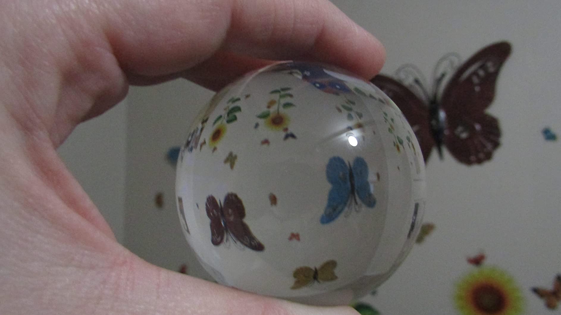 Professional 60mm Crystal Ball Lens with Stand and Silk Bag, Magic Ball Decorative (6cm/2.36 Inch) Set customer photo 1