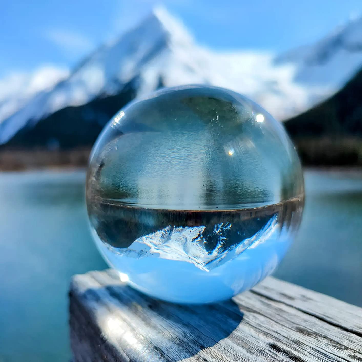 Professional 60mm Crystal Ball Lens with Stand and Silk Bag, Magic Ball Decorative (6cm/2.36 Inch) Set customer photo 2