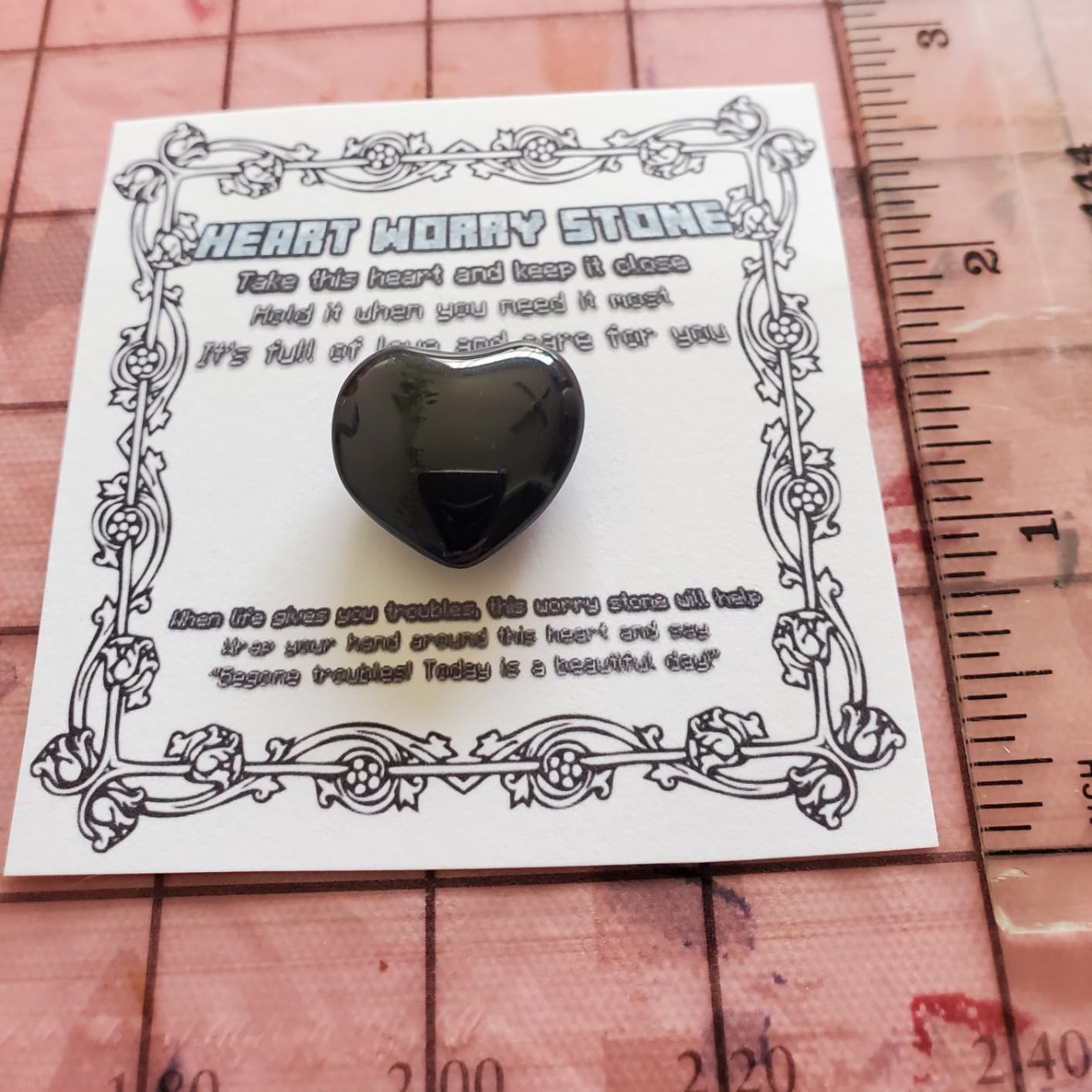 Marrywindix 15 Packs 0.8 Inch Healing Crystal Natural Blue Agate Heart Love Carved Palm Worry Stone Chakra Reiki Balancing customer photo 2