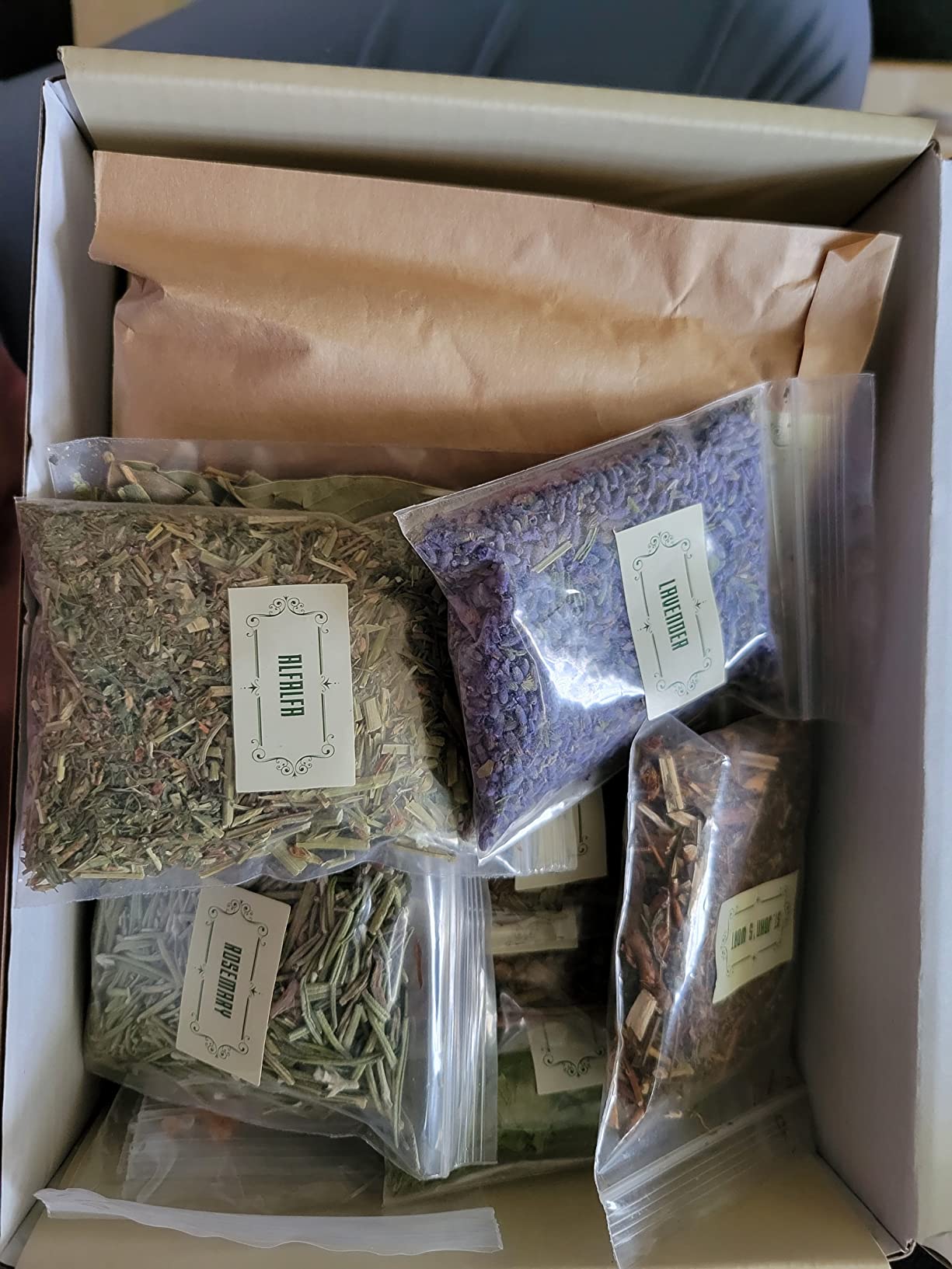 Tassika Witchcraft Starter Kit, Witchcraft Supplies for Wiccan Altar- 63 Pack of Crystals Dried Herbs, Colored Magic Candles, Charm Bags and Ritual Witches Salt for Spells, Baby Witches customer photo 2