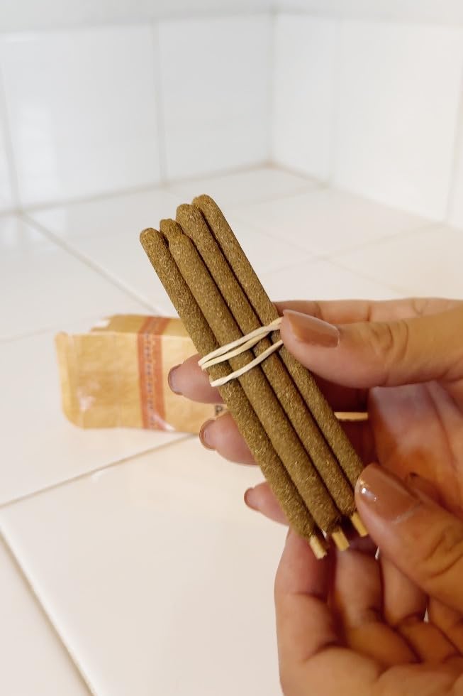 New Age Imports, Inc. Premium Palo Santo Holy Wood 3-4 Inches Size Hand Rolled Incense Sticks from Peru. Great for Meditation, Smudging, Spiritual Cleansing. (10 Sticks Pack) customer photo 1