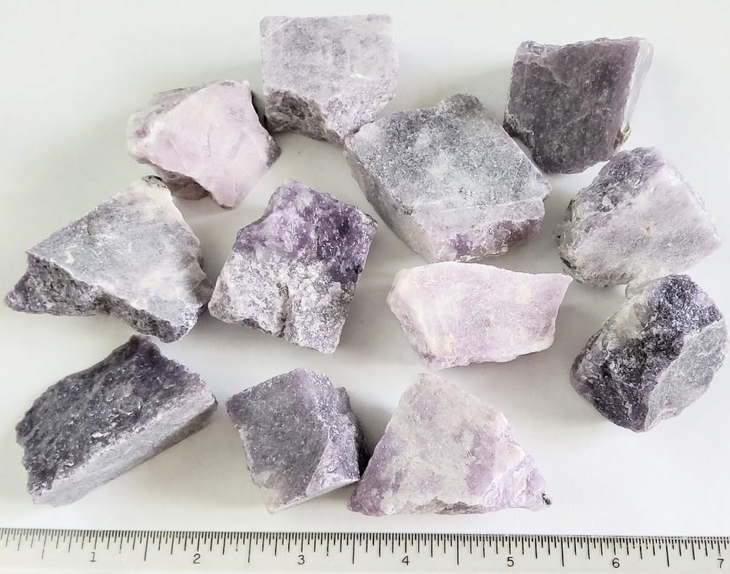 Zenkeeper 1 Lb Large Rough Purple Mica Stone Raw Lepidolite Crystal Stone Natural Purple Crystal Stone Mineral Specimen Gemstone Healing Crystals and Stones customer photo 2