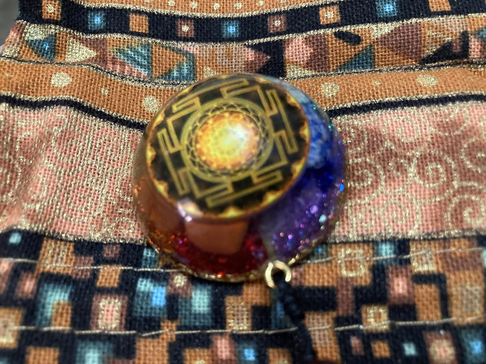 Day Day Up 7 Chakra Gemstone Reiki Energy Crystals Chakra Orgonite Pendant Necklace For Good Luck Yoga Meditation Jewelry customer photo 2
