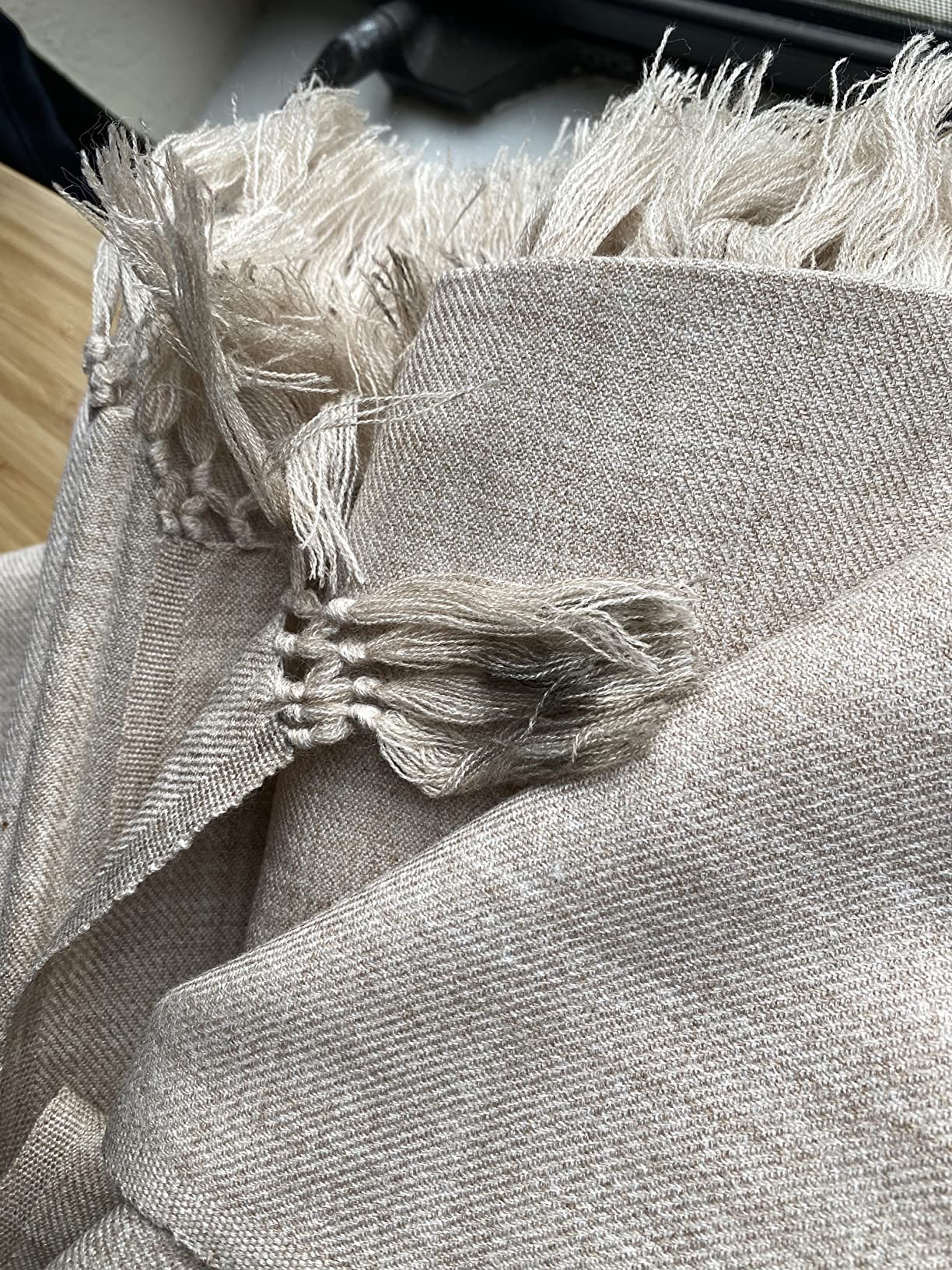 Meditation Shawl or Meditation Blanket, Shawl/Wrap, Oversize Scarf/Stole. Large. Unisex. customer photo 2