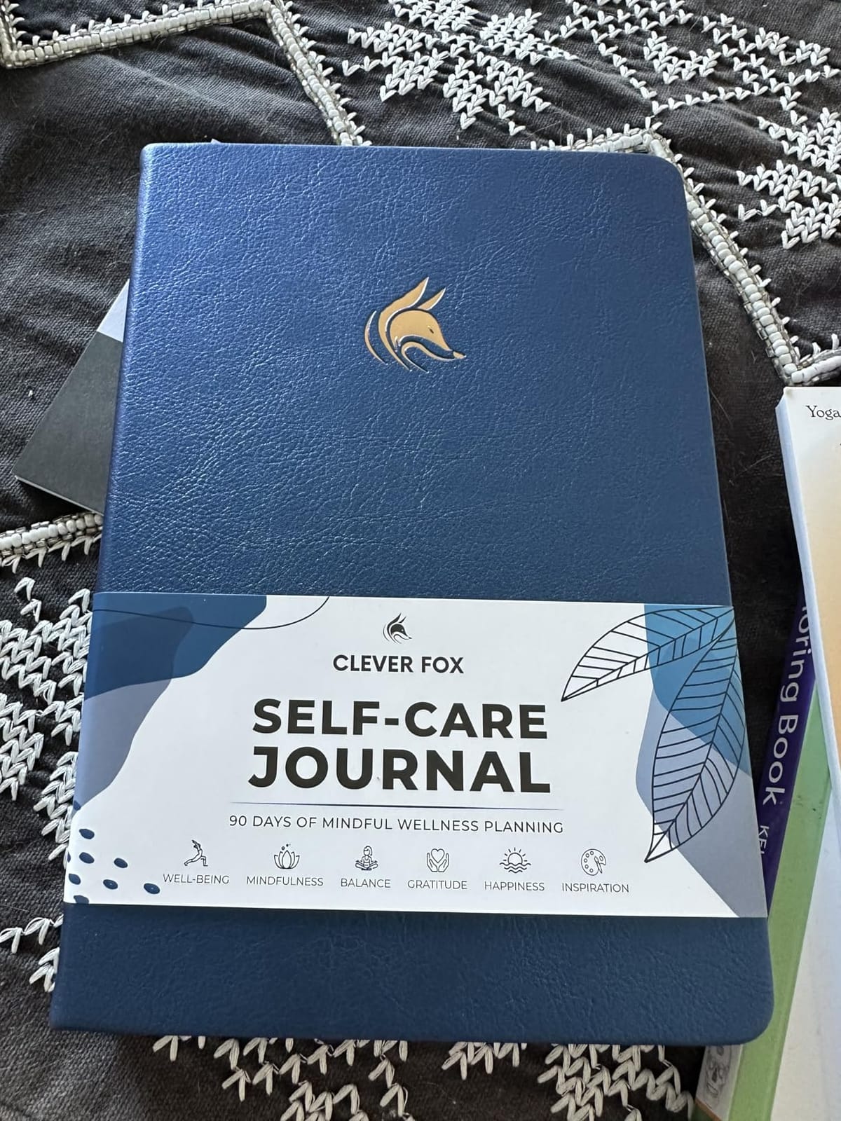 Clever Fox Self-Care Journal for Women, Daily Planner 5.8x8.3 Rose Gold | 3-month mental health journal, habit tracker, wellness journaling supplies for women & teen girls, gratitude & mood log customer photo 1