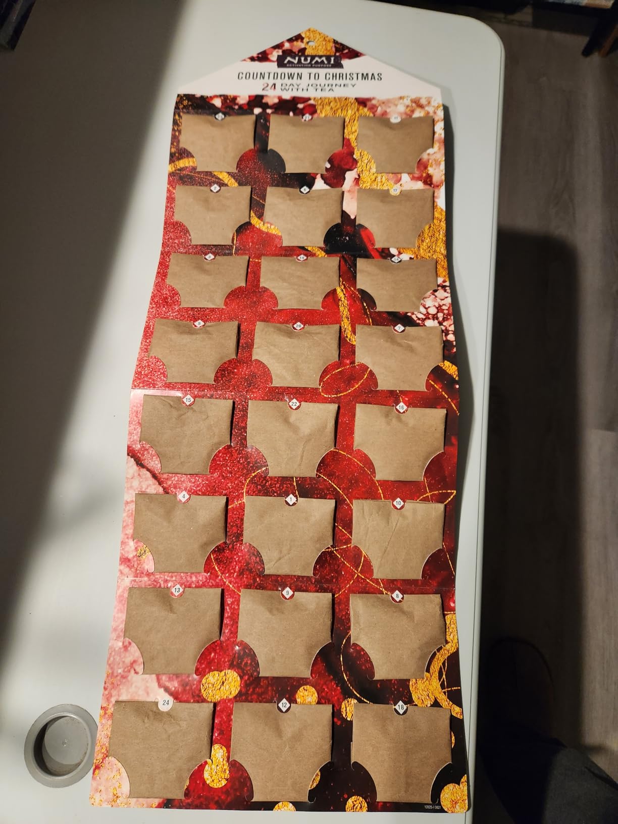 Numi Organic Tea Advent Calendar 2024, Countdown to Christmas, 24 Tea Bags, Gift Set customer photo 2